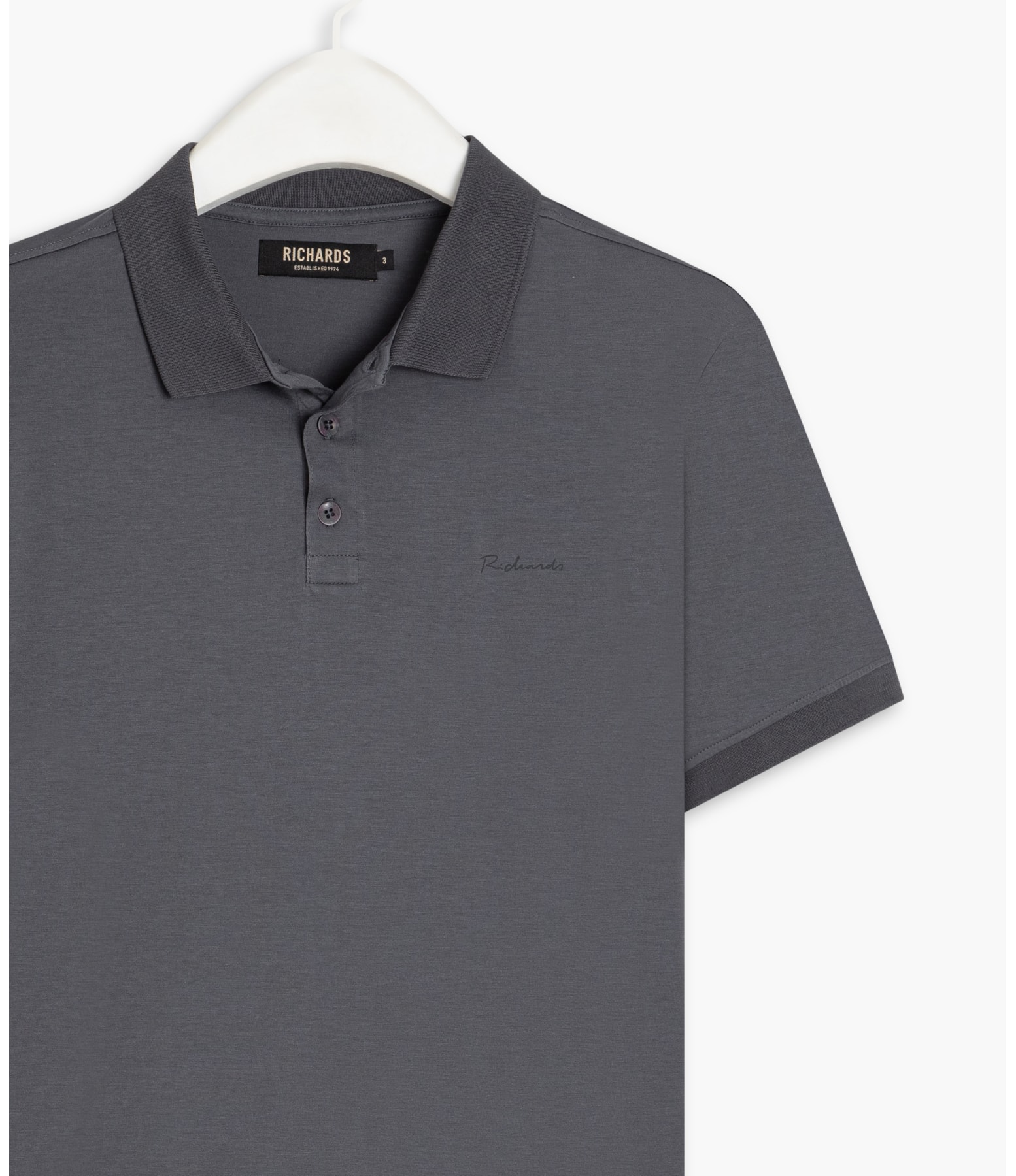 Polo Pima Basic Grafite