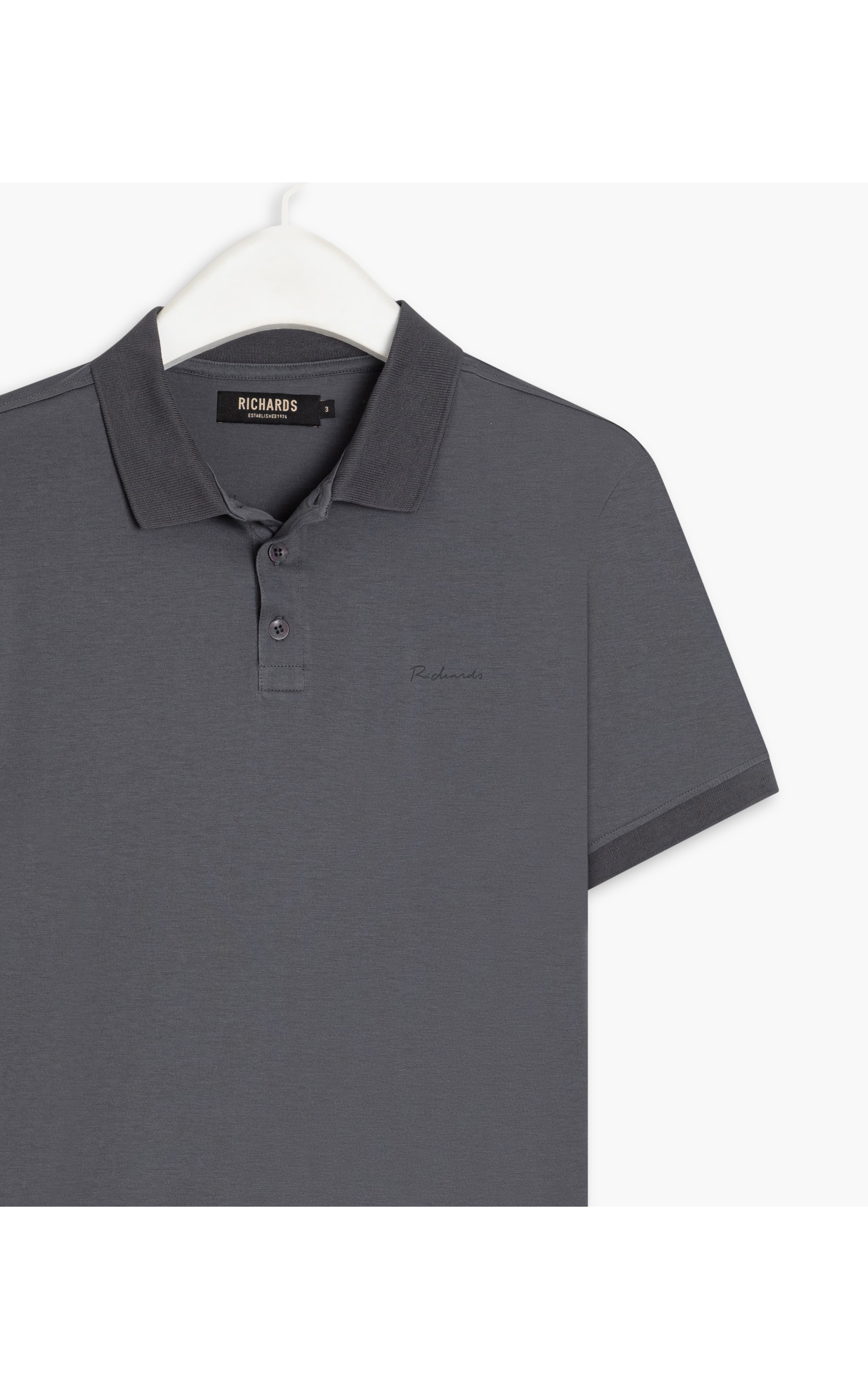 Polo Pima Basic Grafite
