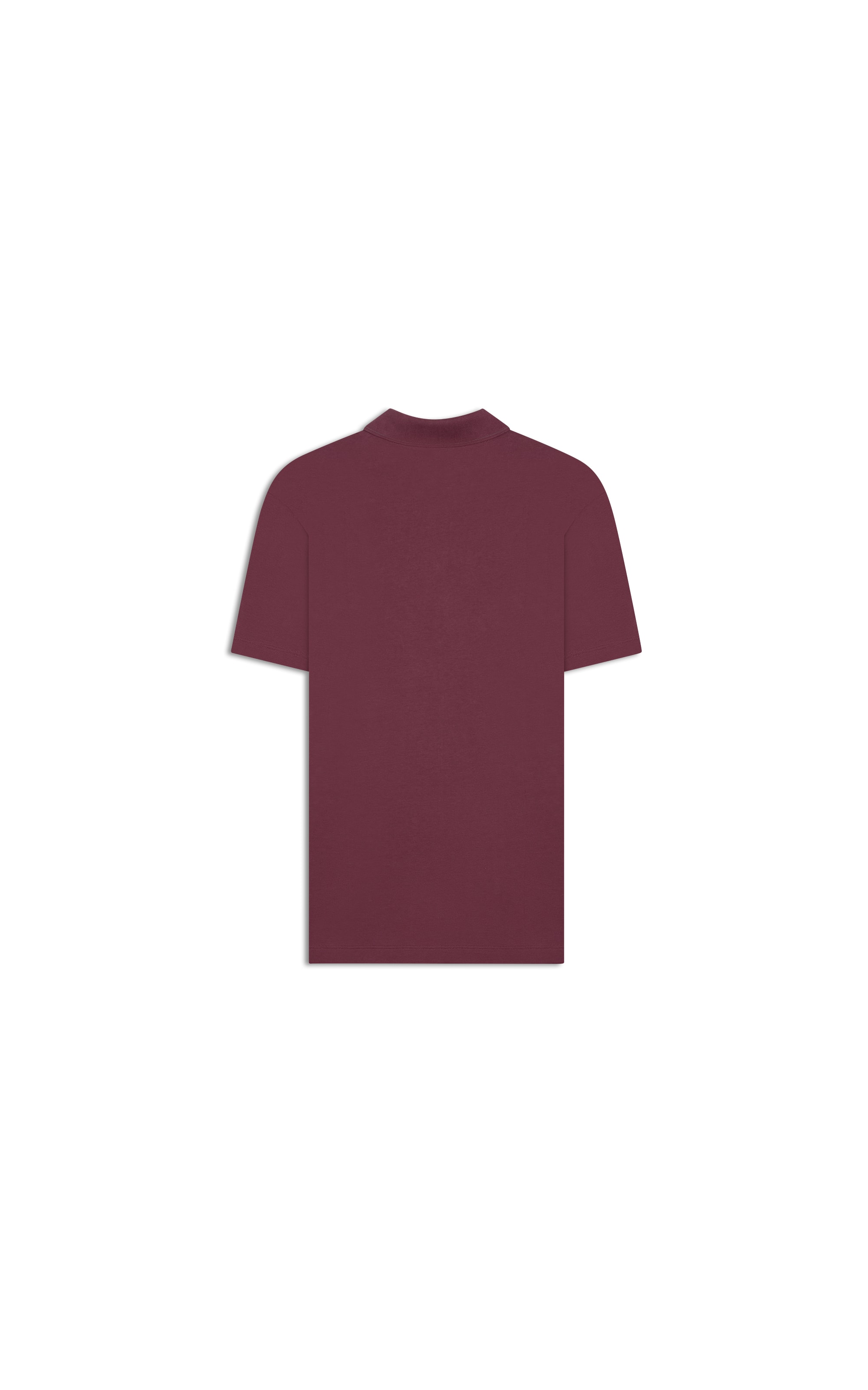 Polo Pima Com Friso Vinho