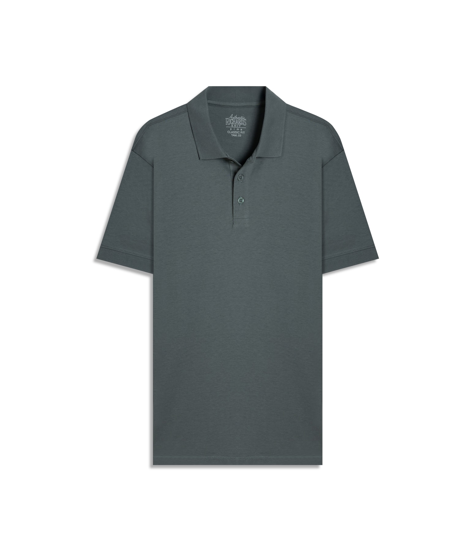 Polo Pima Com Punho New Classic  Verde Army