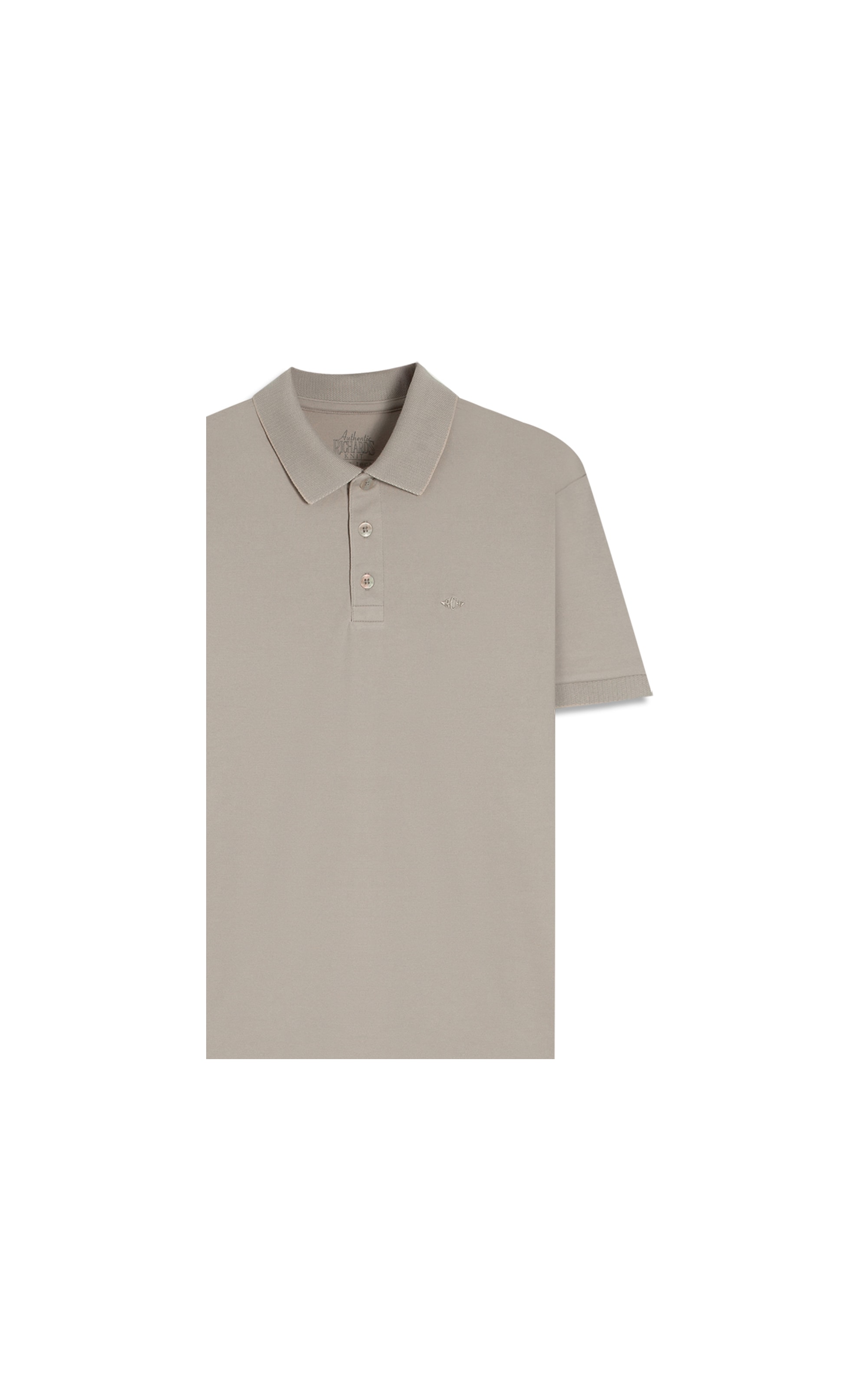 Polo Pima Interlock Mc Bf Areia