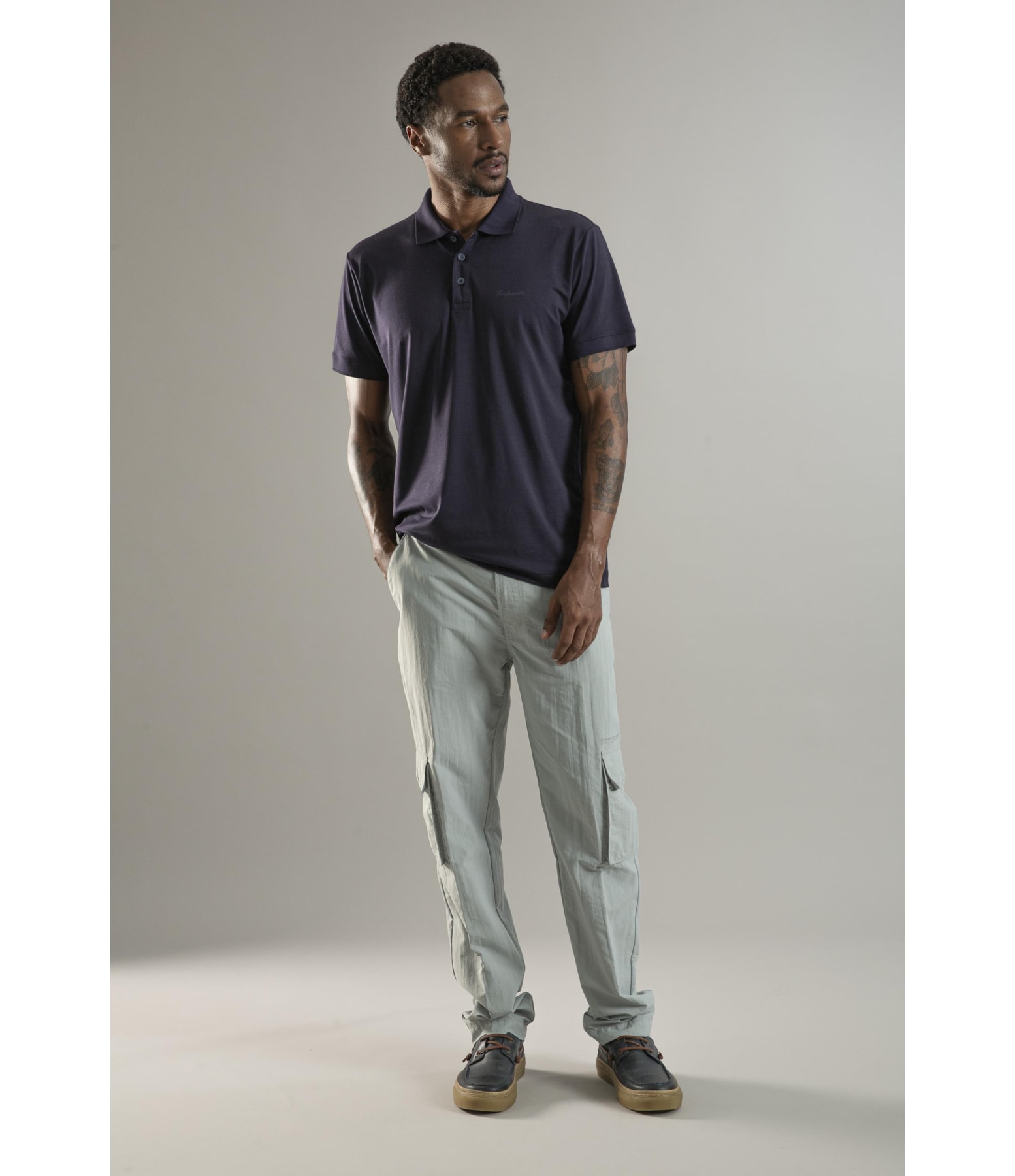 Polo Pima Tech Dark Navy