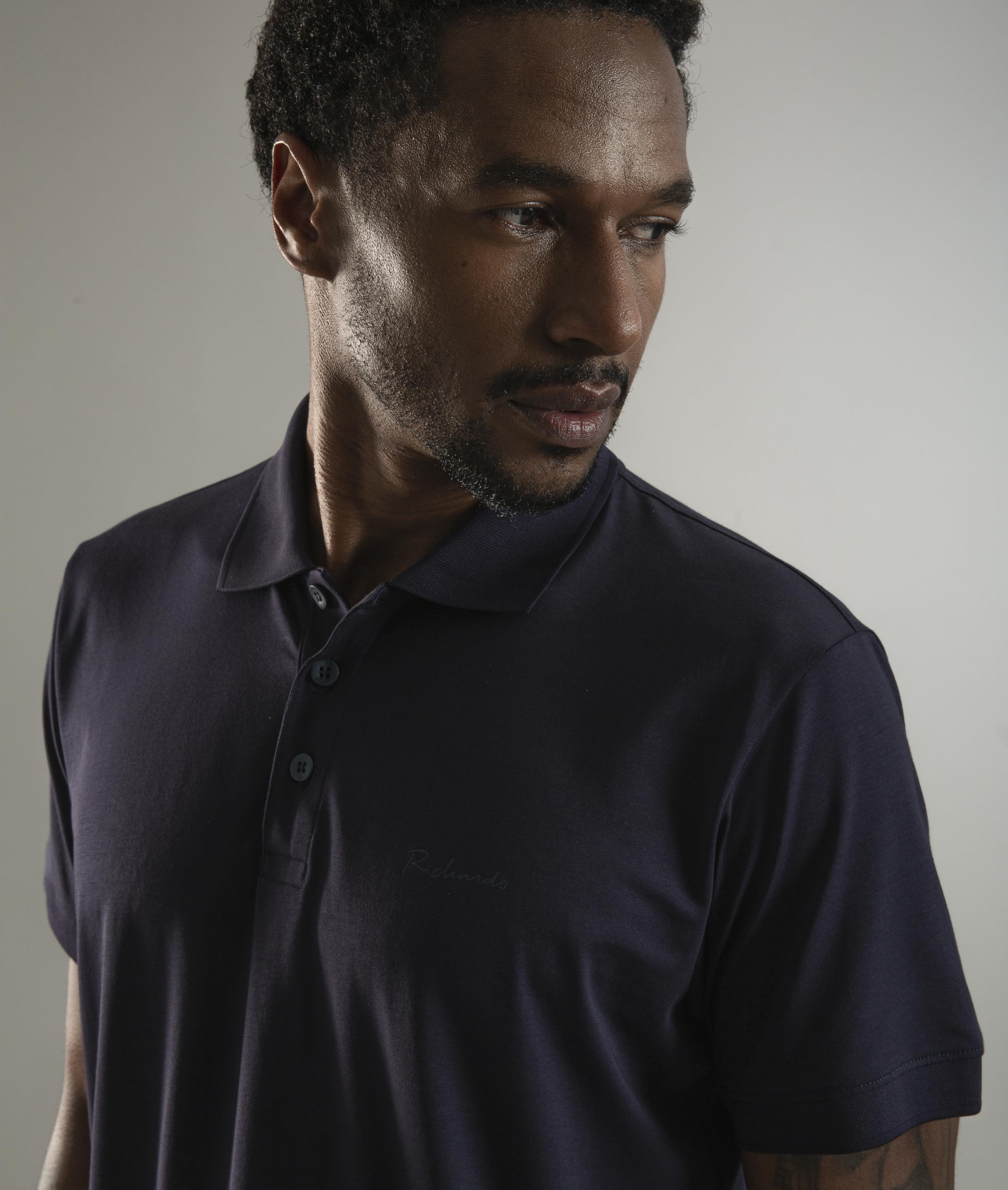 Polo Pima Tech Dark Navy