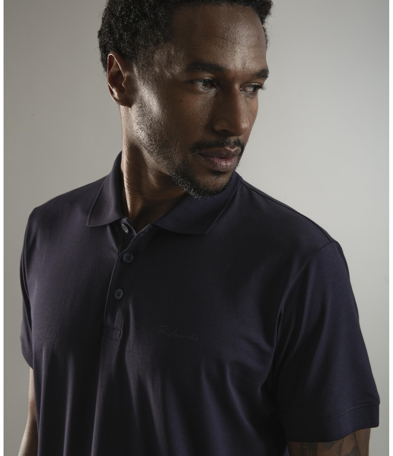Polo Pima Tech Dark Navy