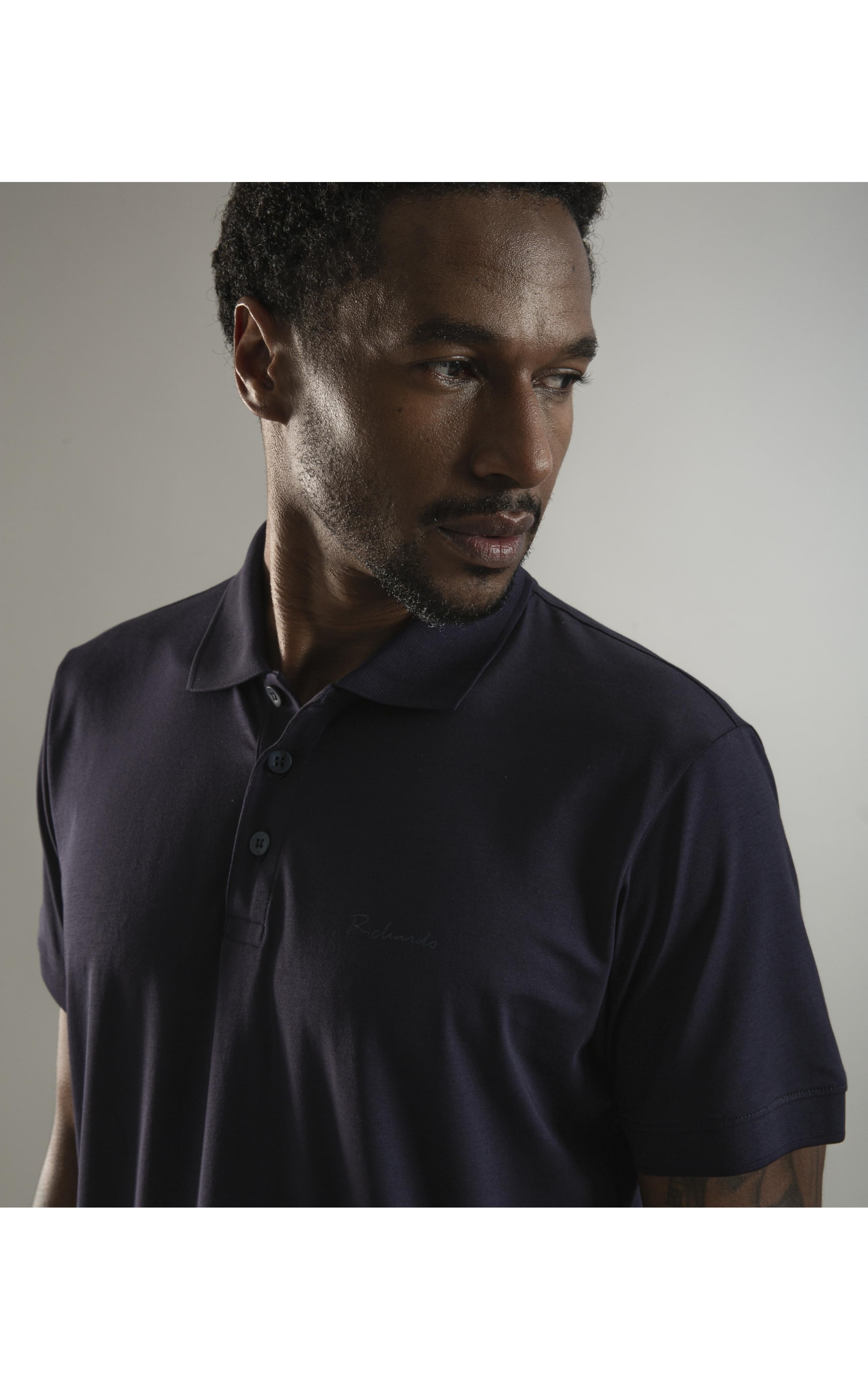 Polo Pima Tech Dark Navy