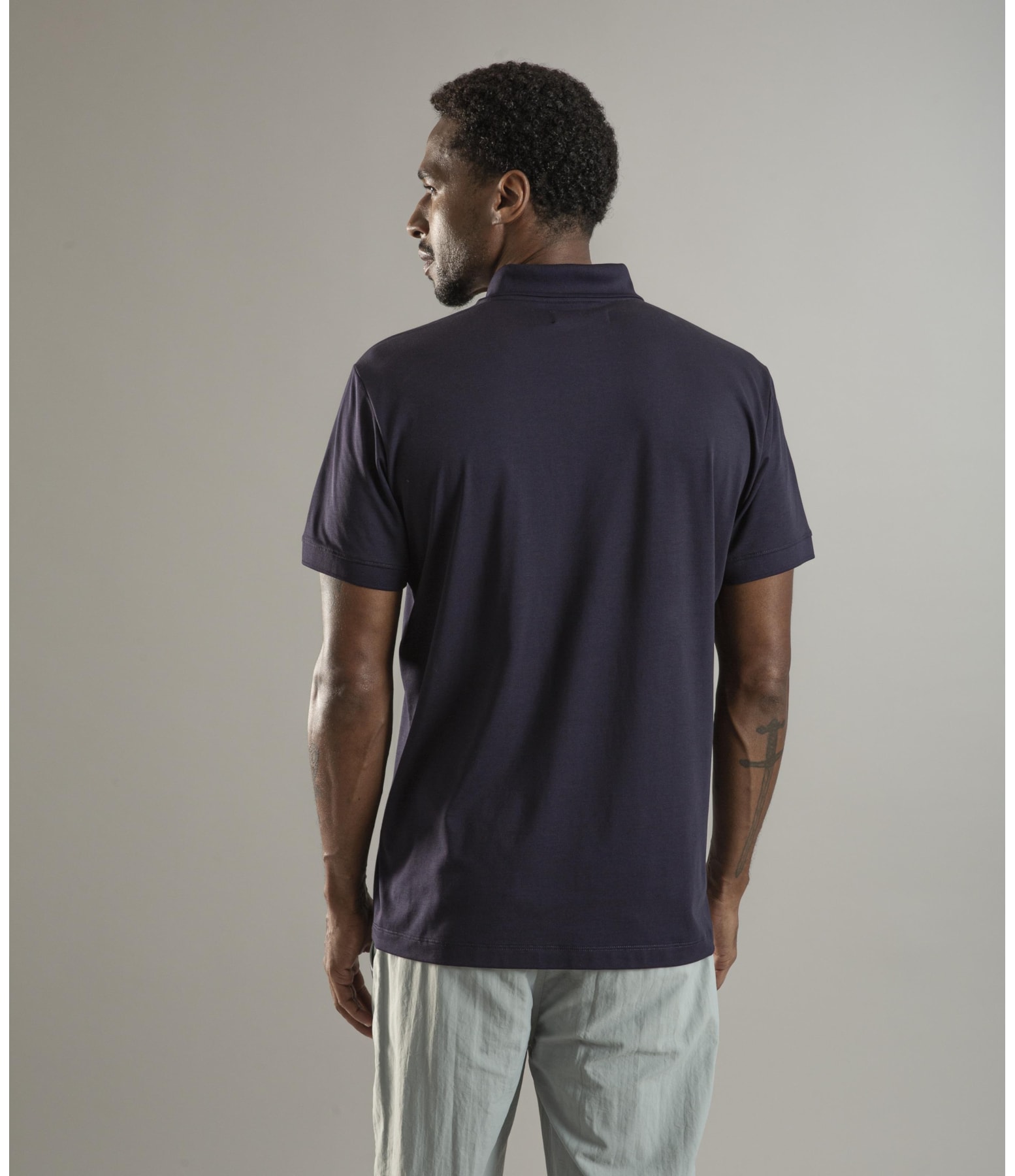 Polo Pima Tech Dark Navy