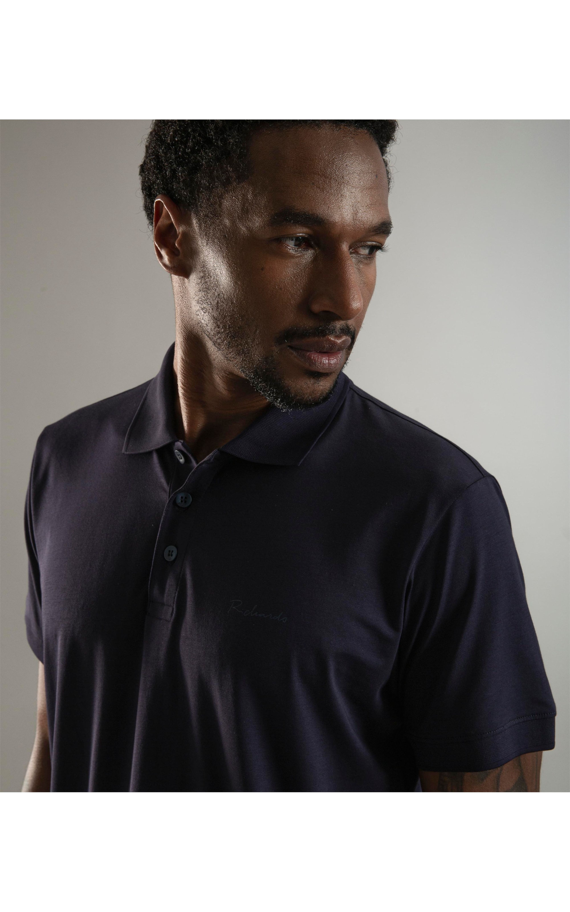 Polo Pima Tech Dark Navy