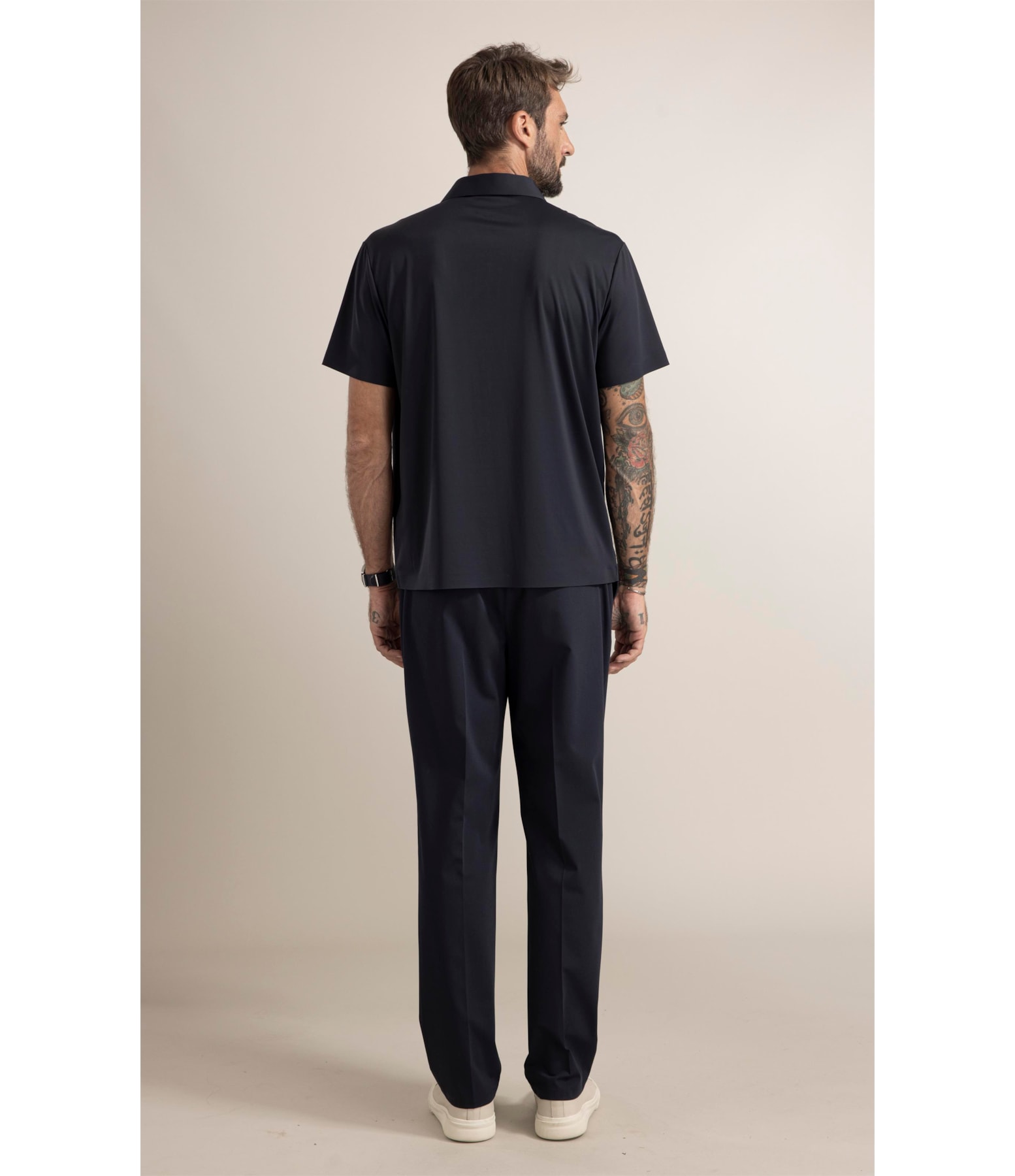 Polo  Piquet Active Basic Fit Dark Navy