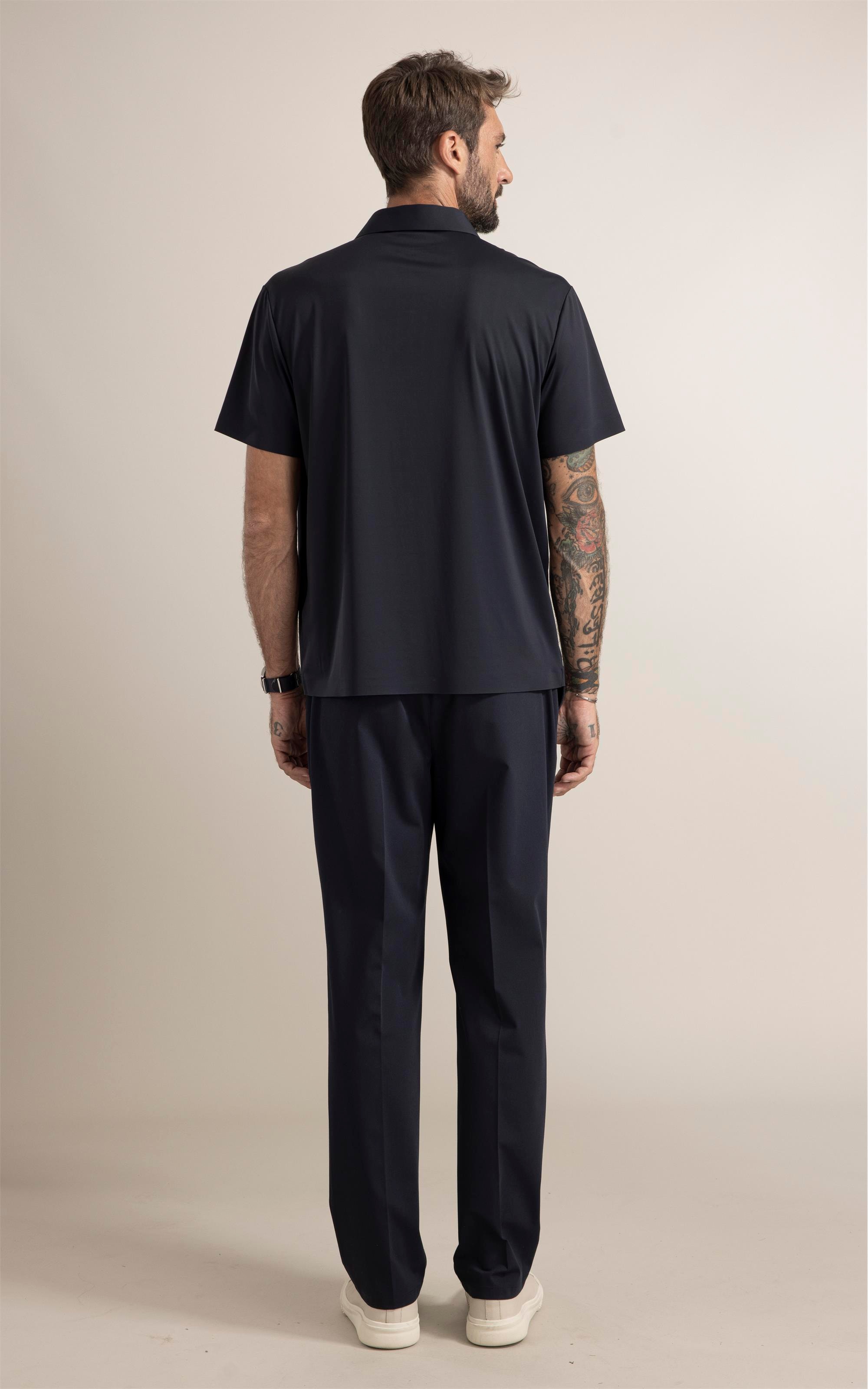 Polo  Piquet Active Basic Fit Dark Navy