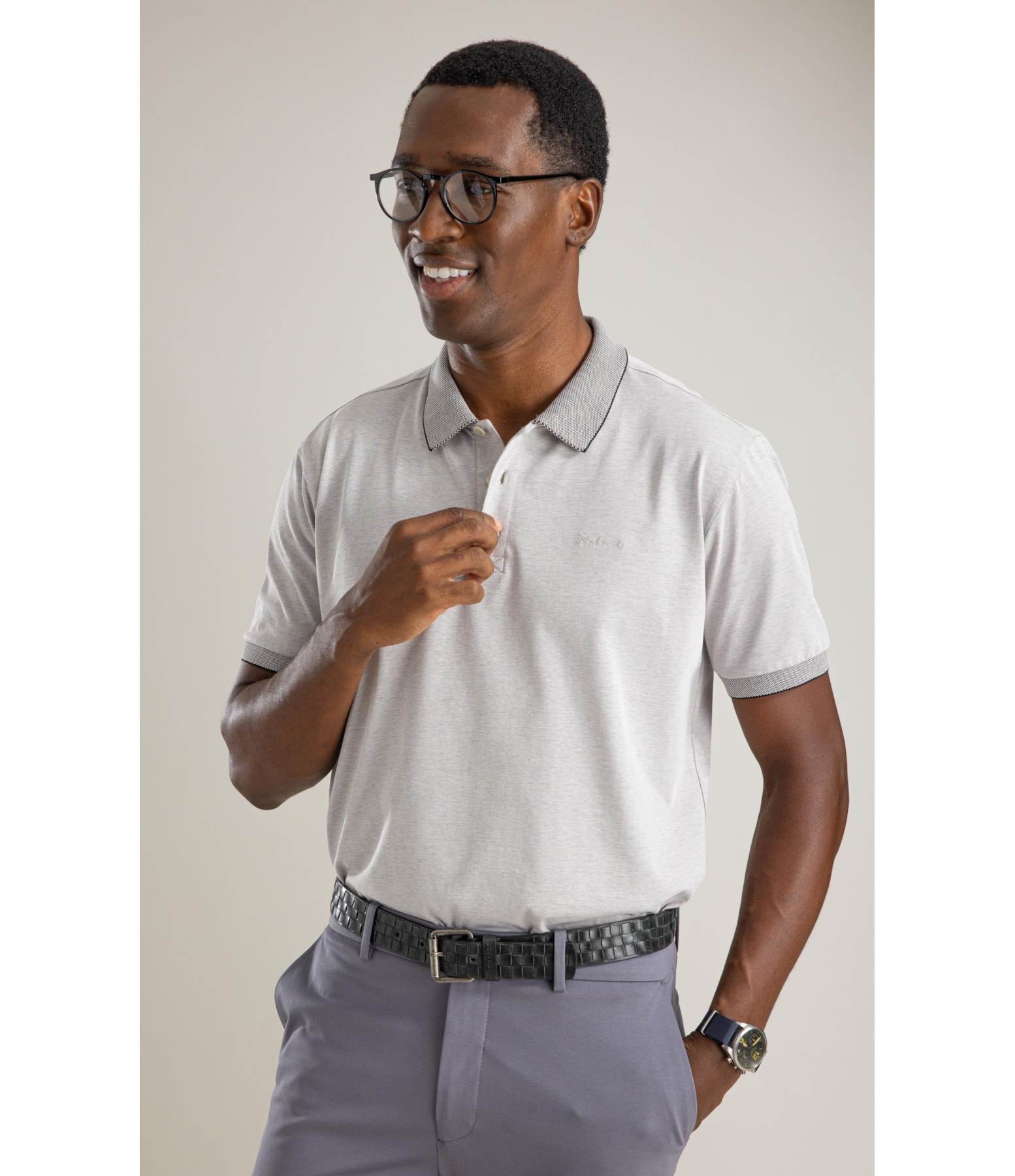 Polo Piquet Atenas Mc Bf  Preto