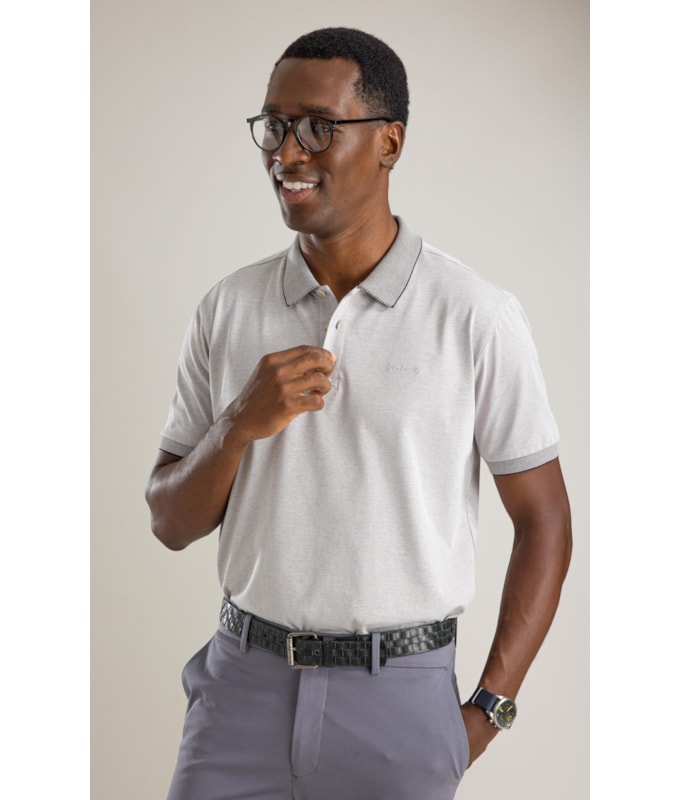 Polo Piquet Atenas Mc Bf  Preto