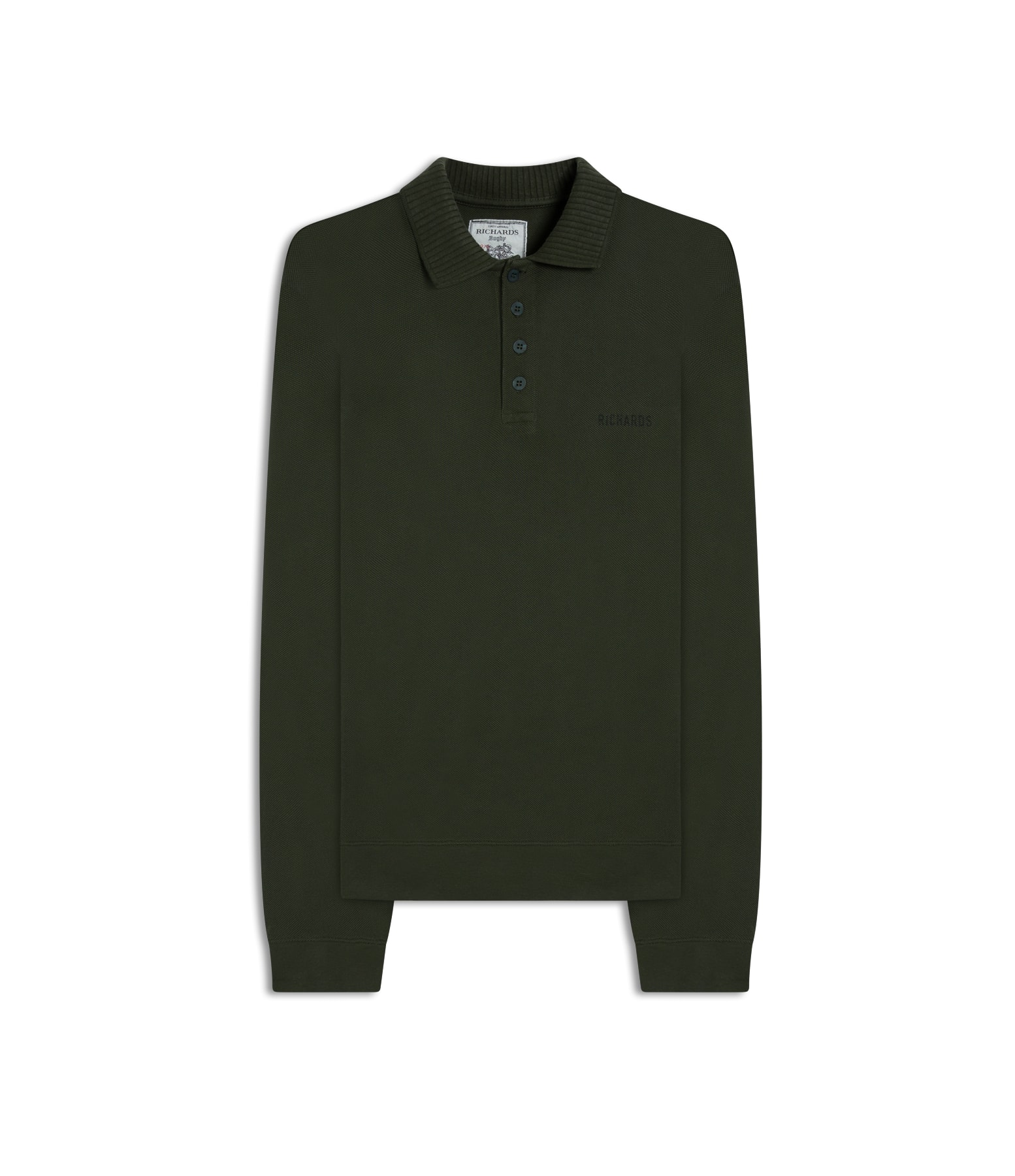 Polo Piquet Bold Ml Basic Fit Floresta