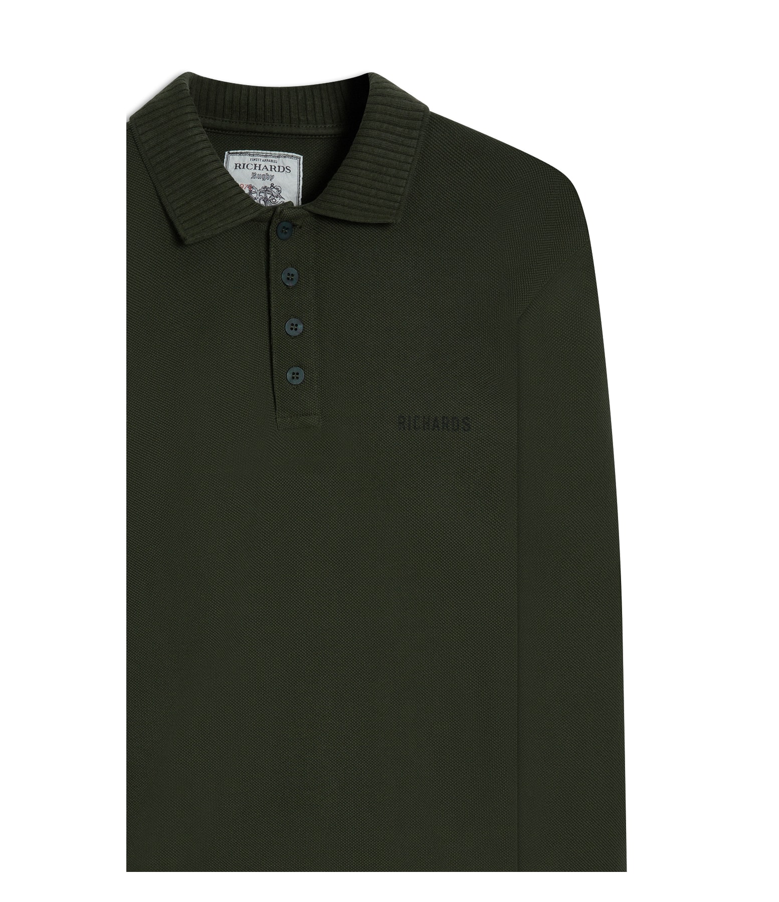 Polo Piquet Bold Ml Basic Fit Floresta