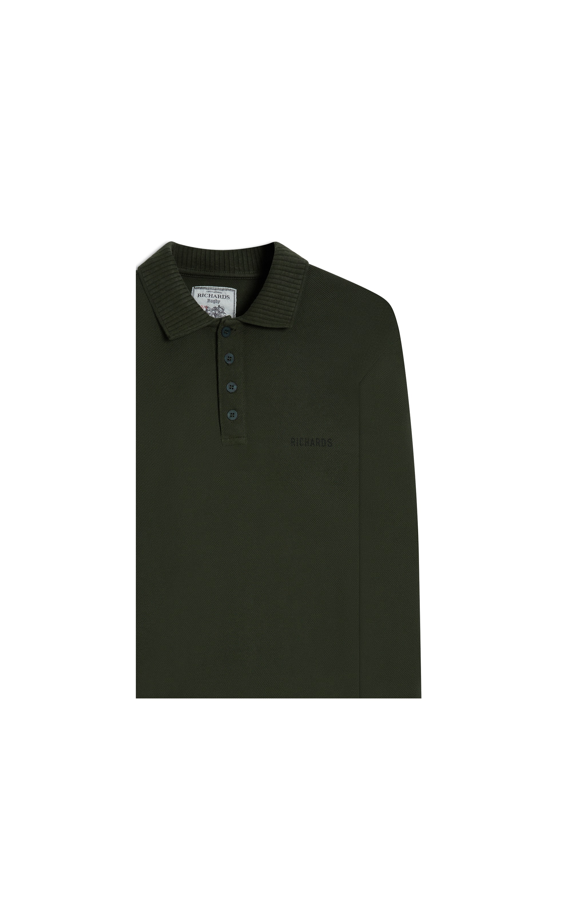 Polo Piquet Bold Ml Basic Fit Floresta