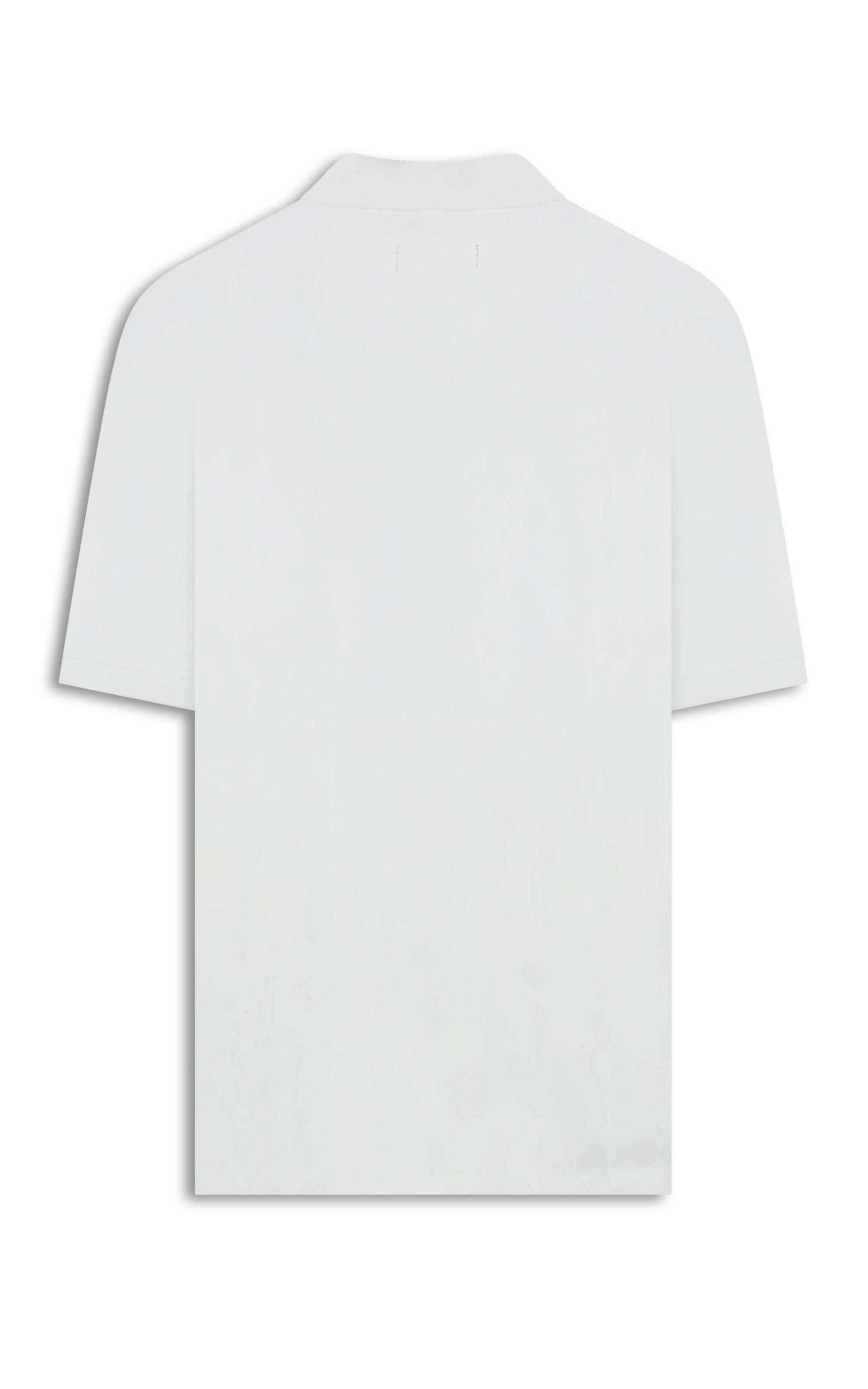 Polo Piquet Com Elastano Mc Off White