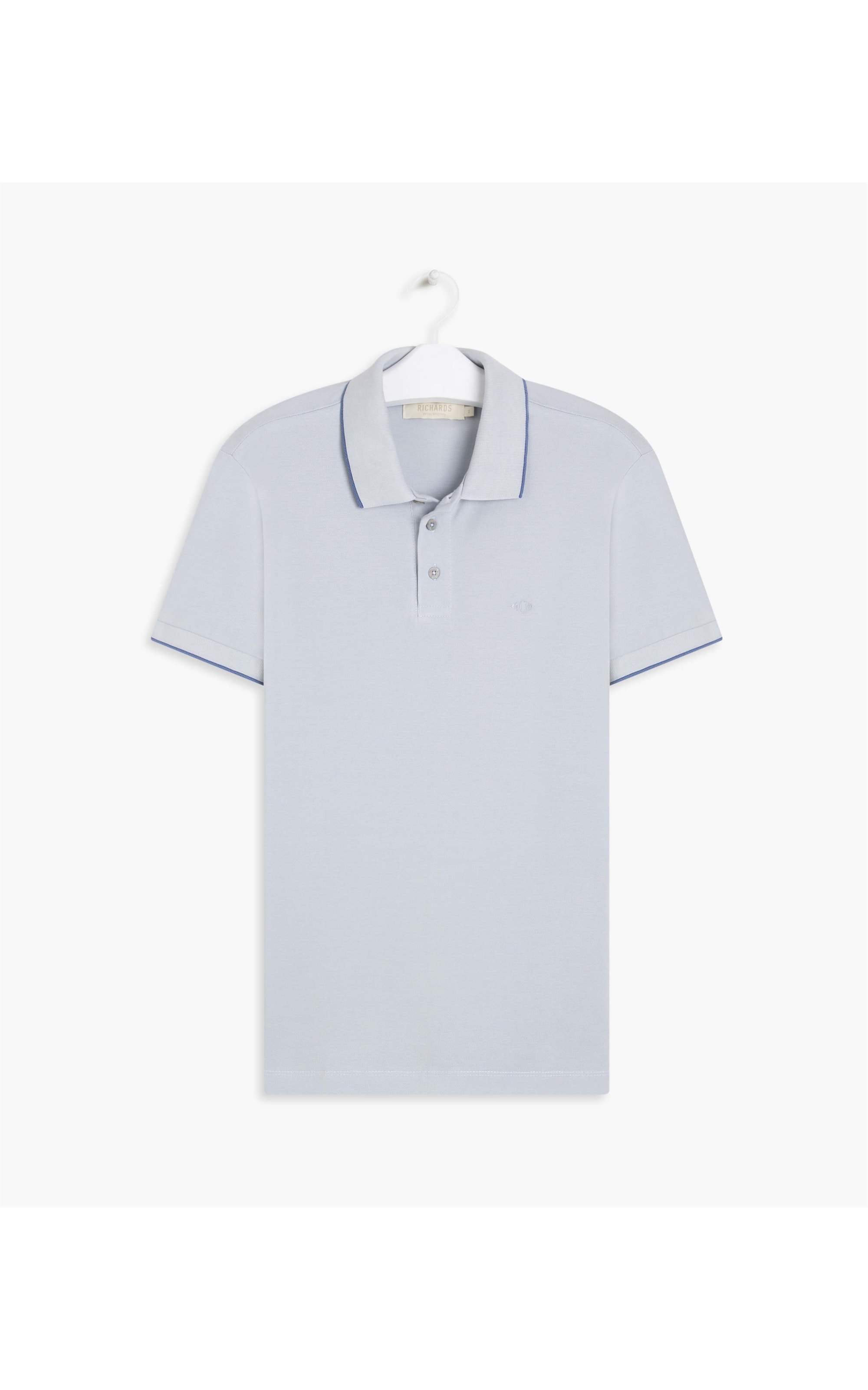 Polo Piquet Com Frisos Mc Azul Chofer