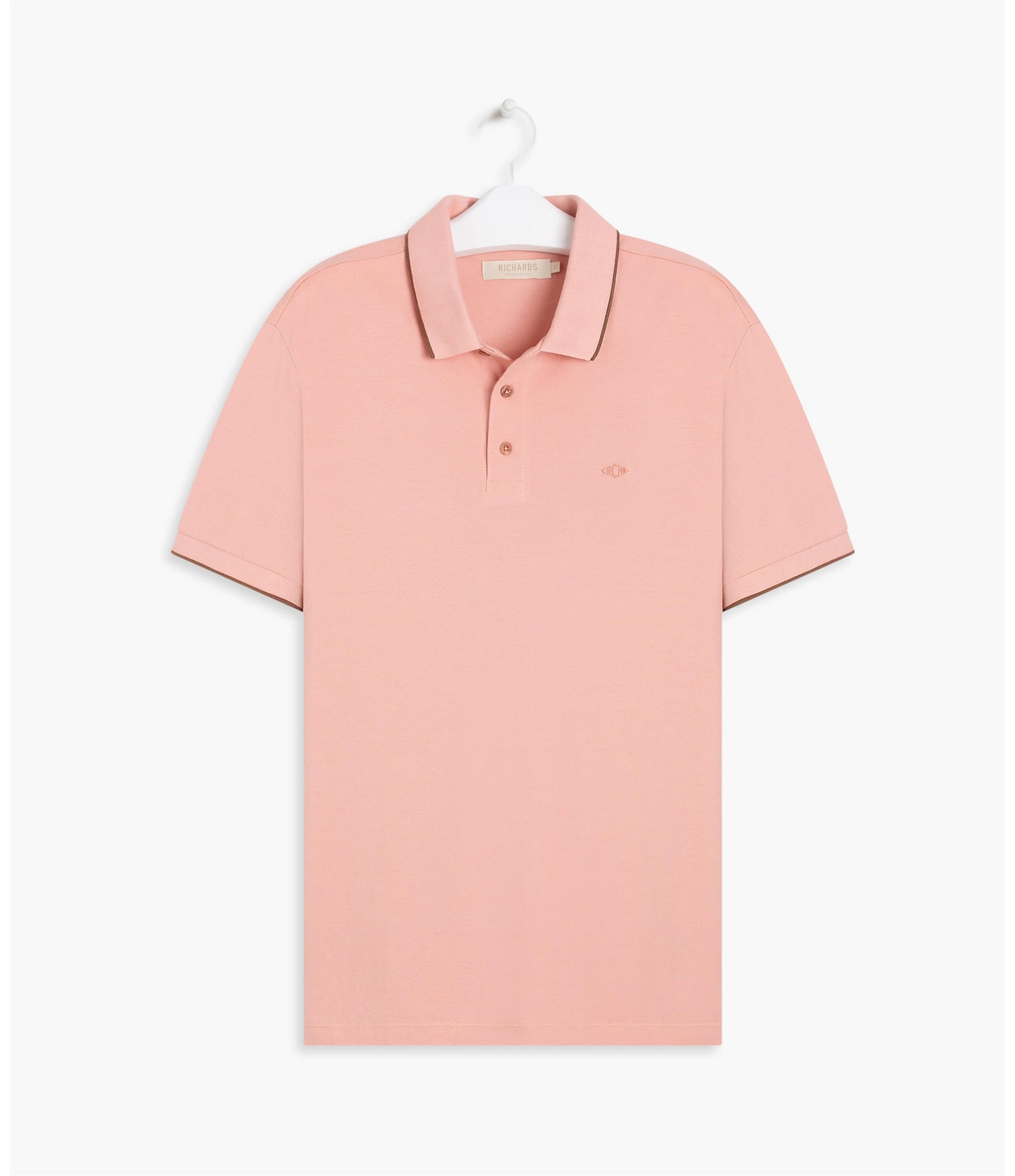 Polo Piquet Com Frisos Mc Blush
