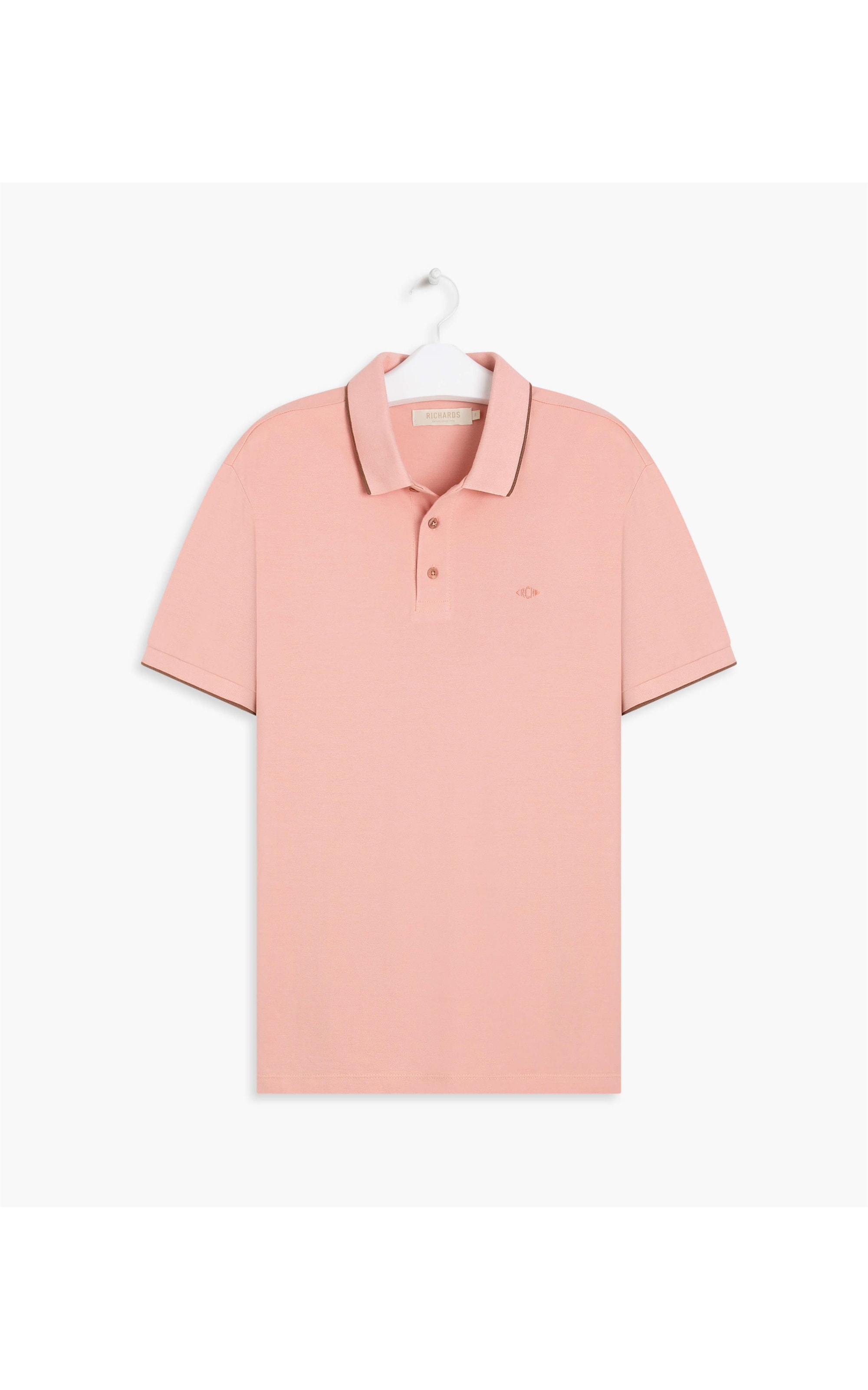 Polo Piquet Com Frisos Mc Blush