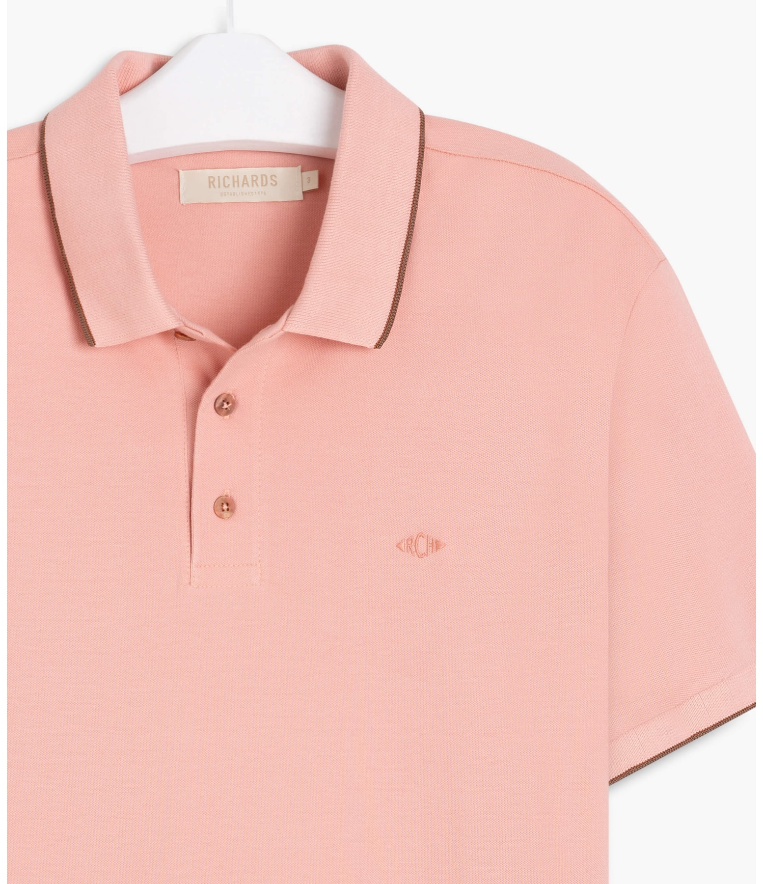 Polo Piquet Com Frisos Mc Blush
