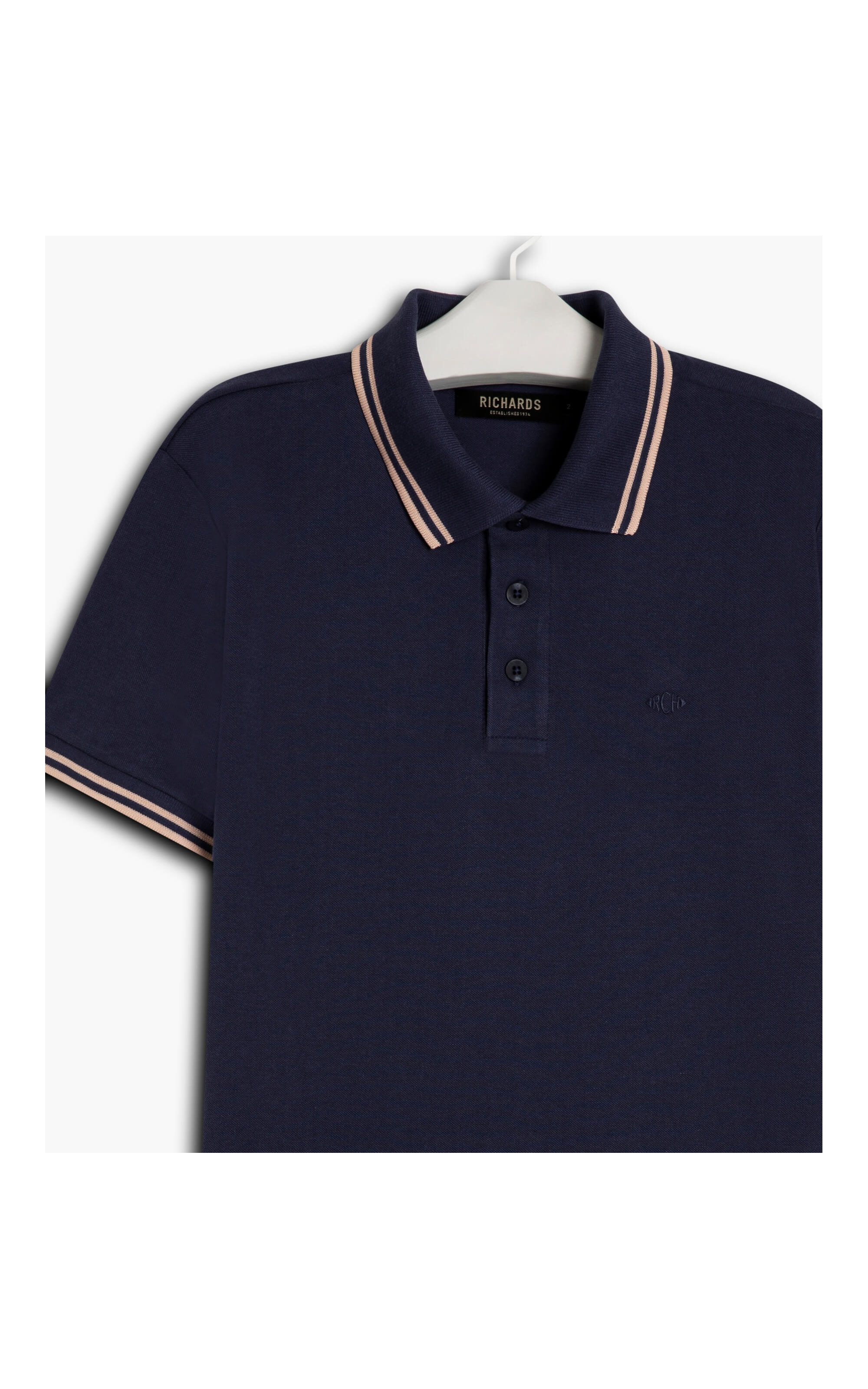 Polo Piquet Com Frisos Mc Old Purple