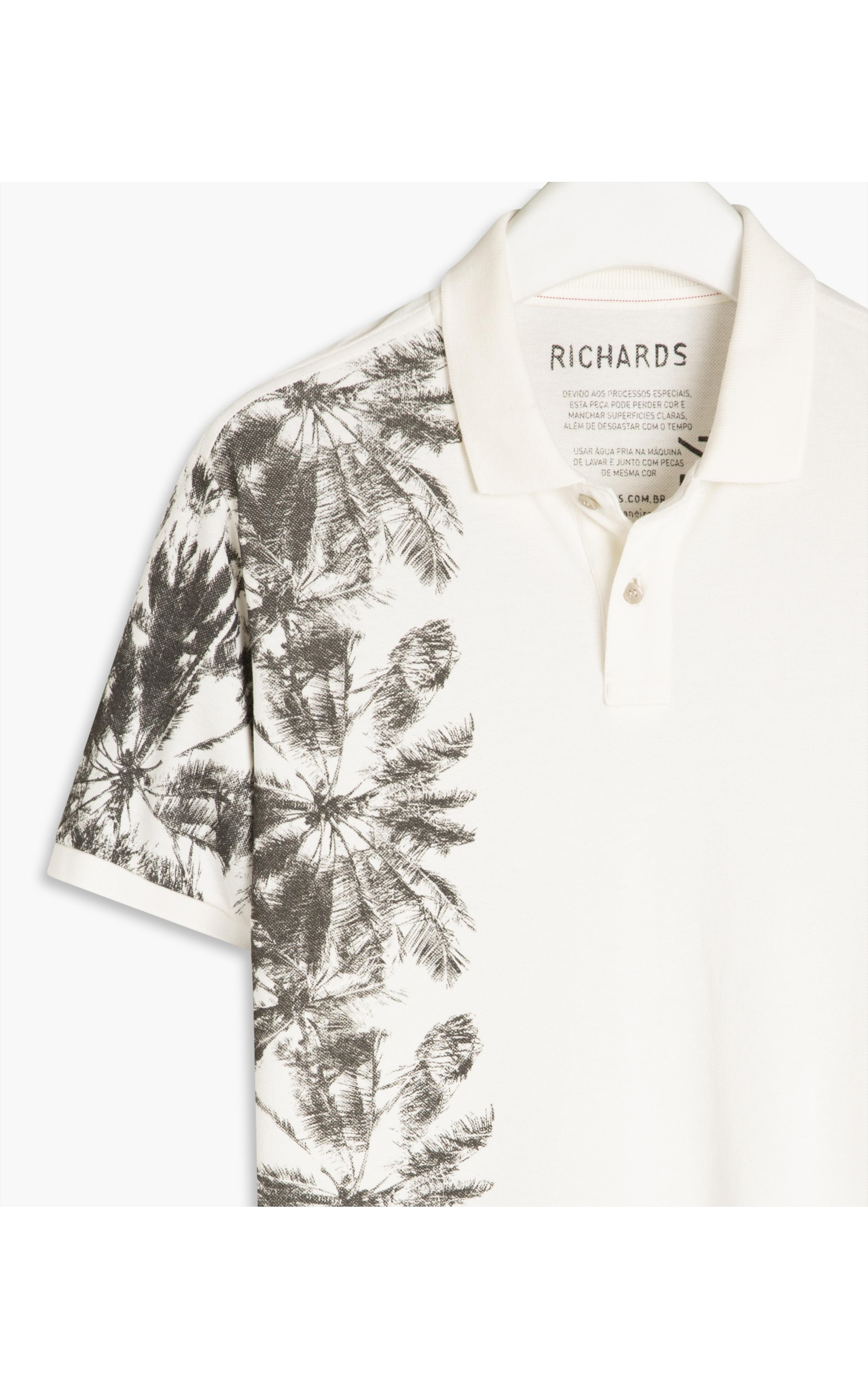 Polo Piquet Coqueiro Lateral Mc Off White