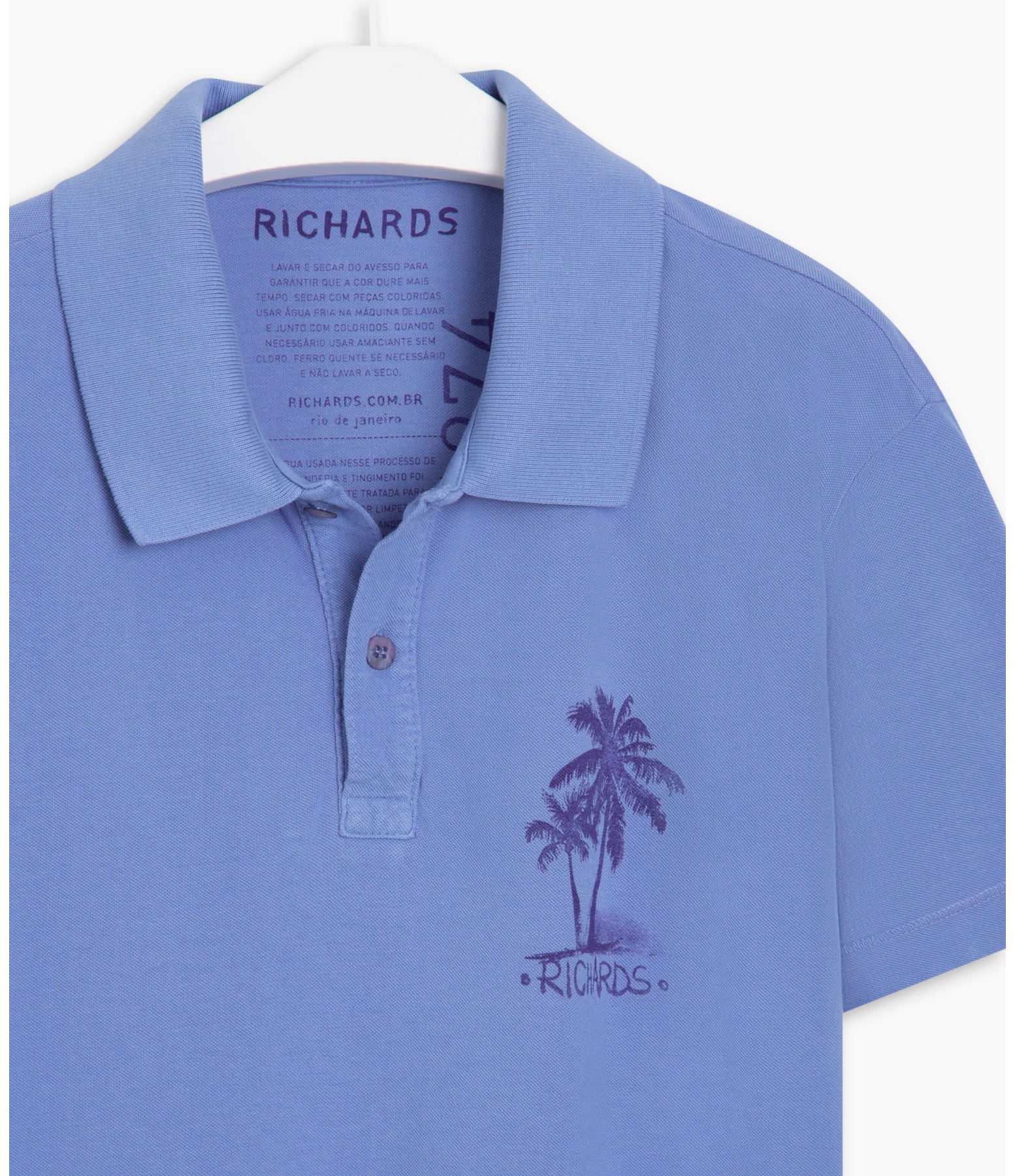 Polo Piquet Coqueiro Mc Azul Pervante