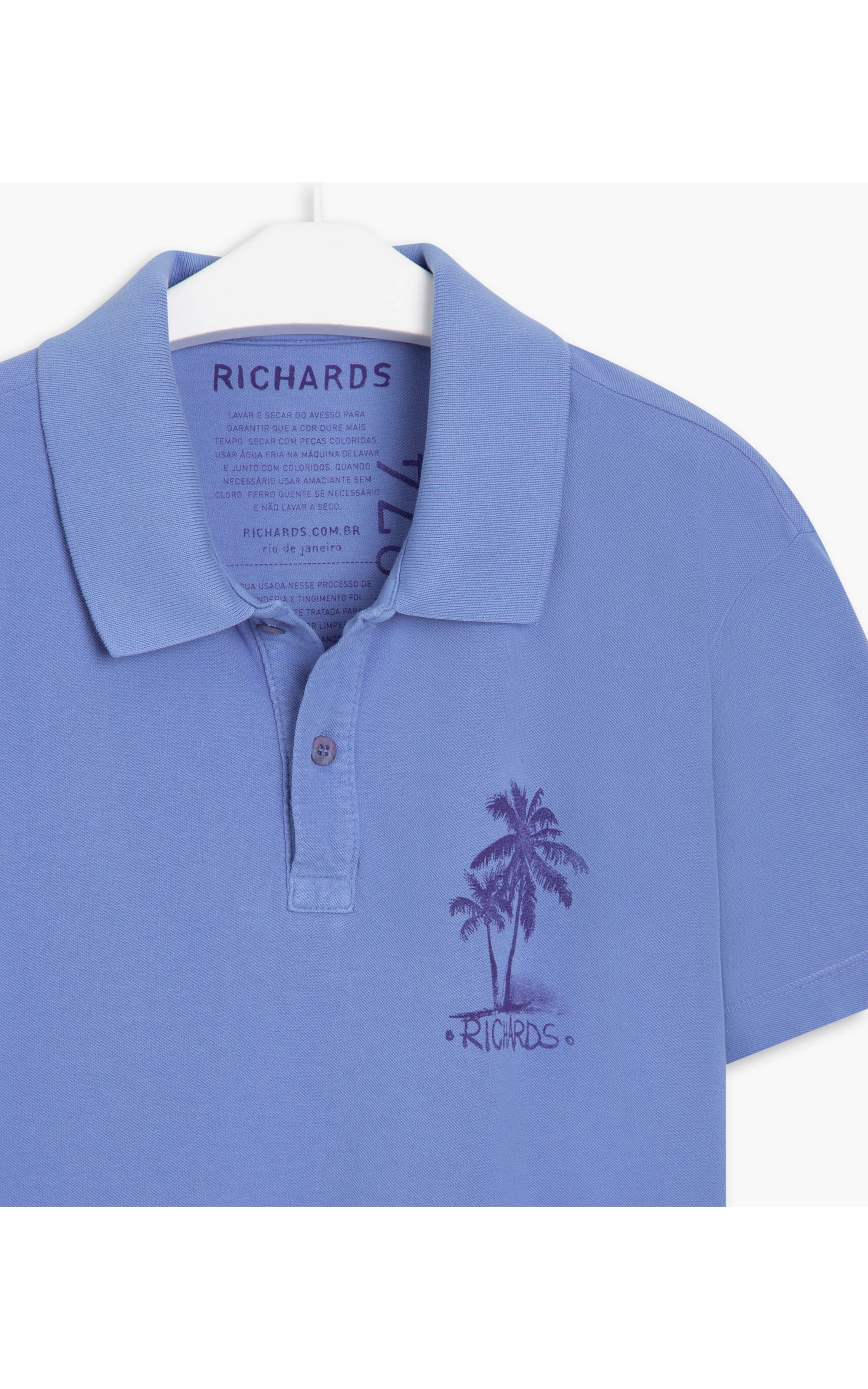 Polo Piquet Coqueiro Mc Azul Pervante