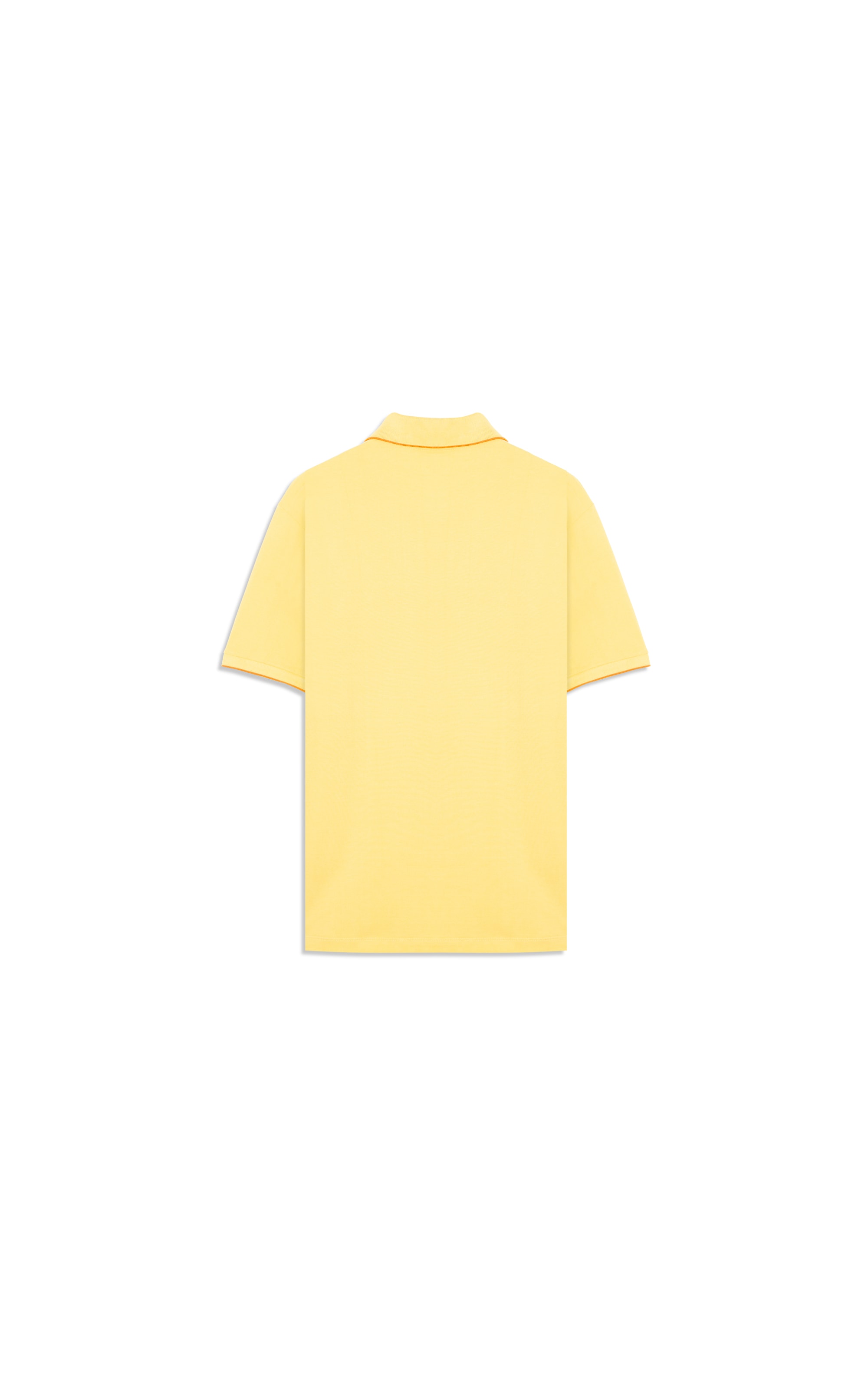 Polo Piquet Friso Amarelo