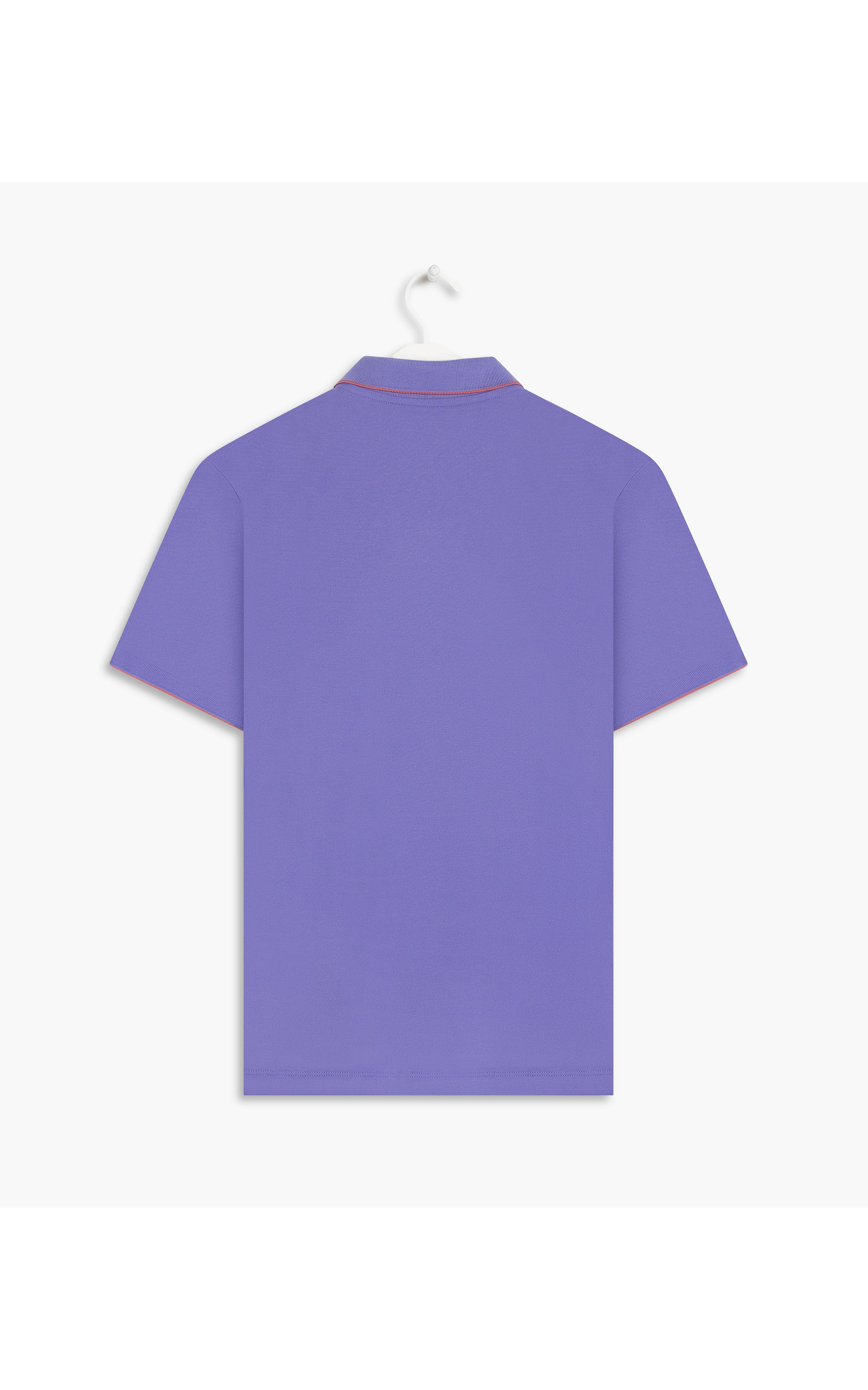 Polo Piquet Friso Azul Jeans