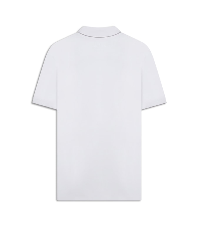 Polo Piquet Friso Branco