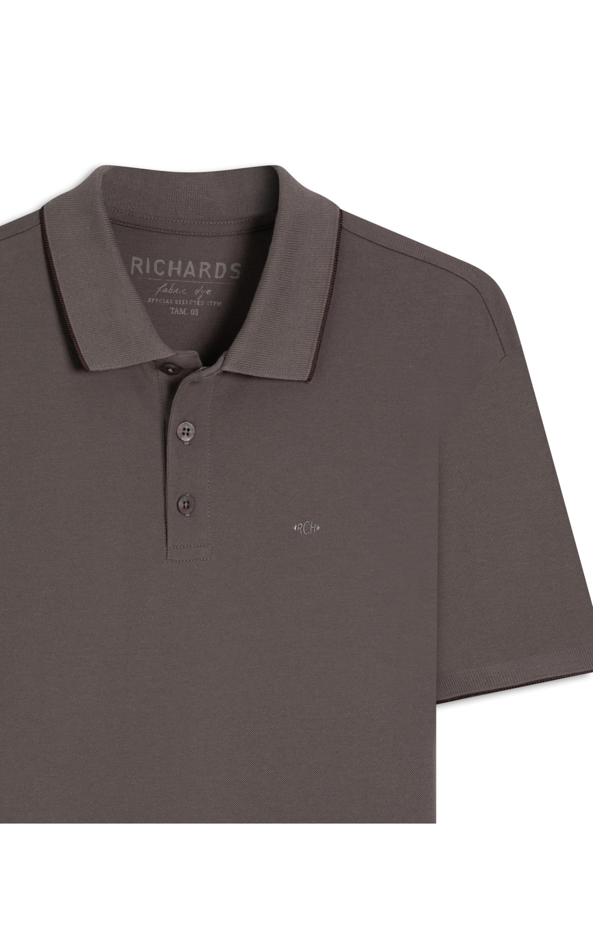 Polo Piquet Friso Castor