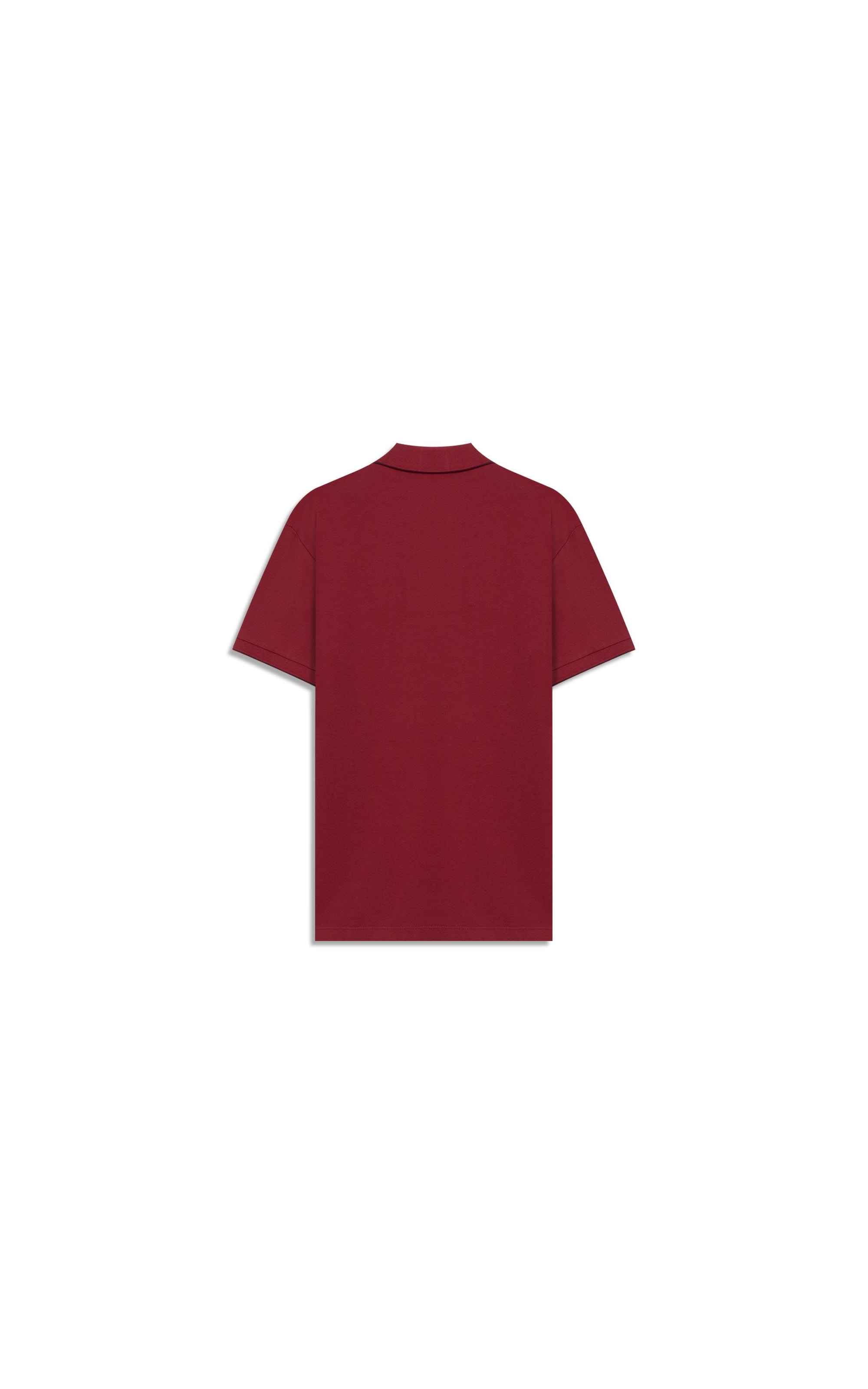 Polo Piquet Friso Cereja