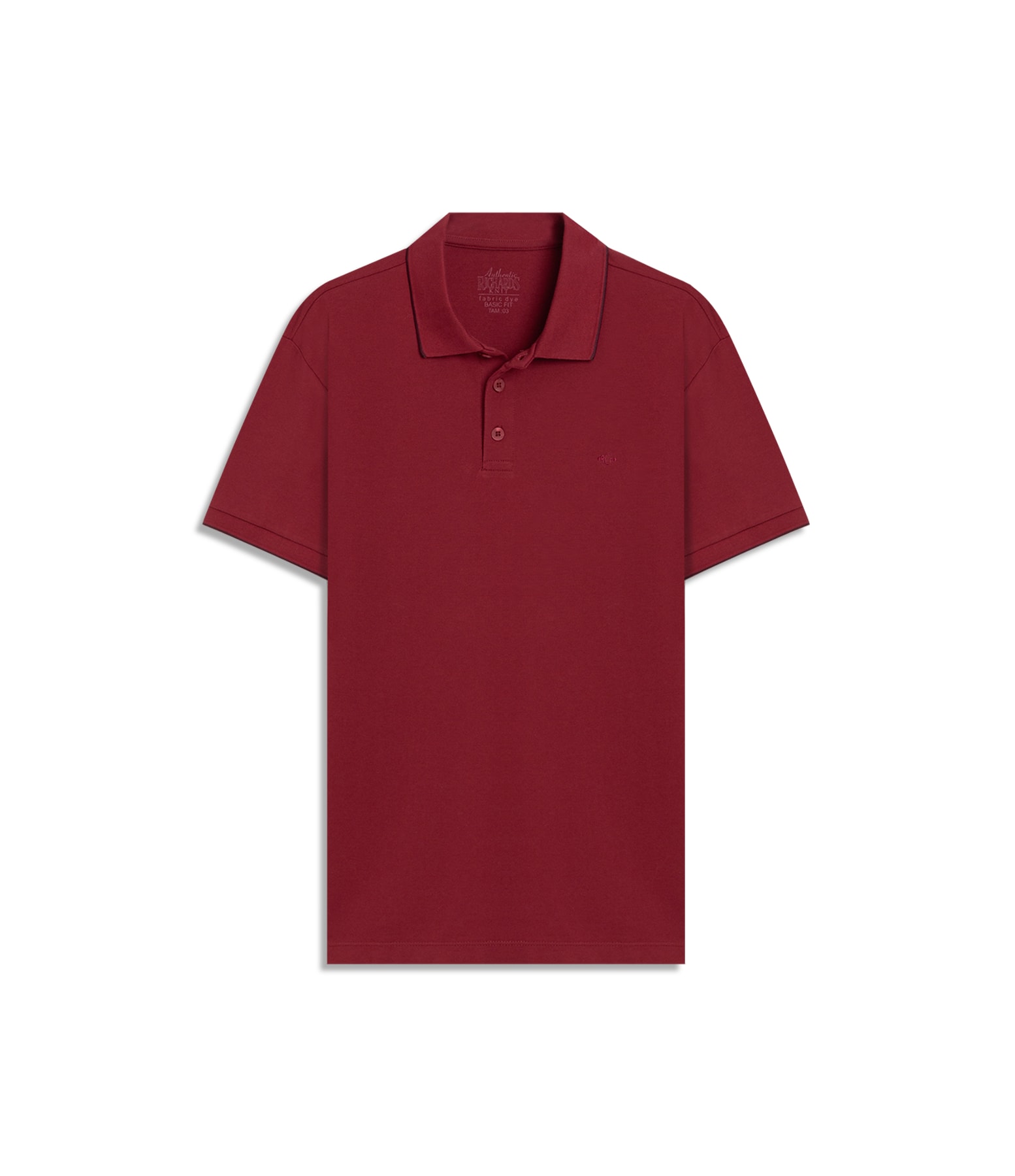 Polo Piquet Friso Cereja