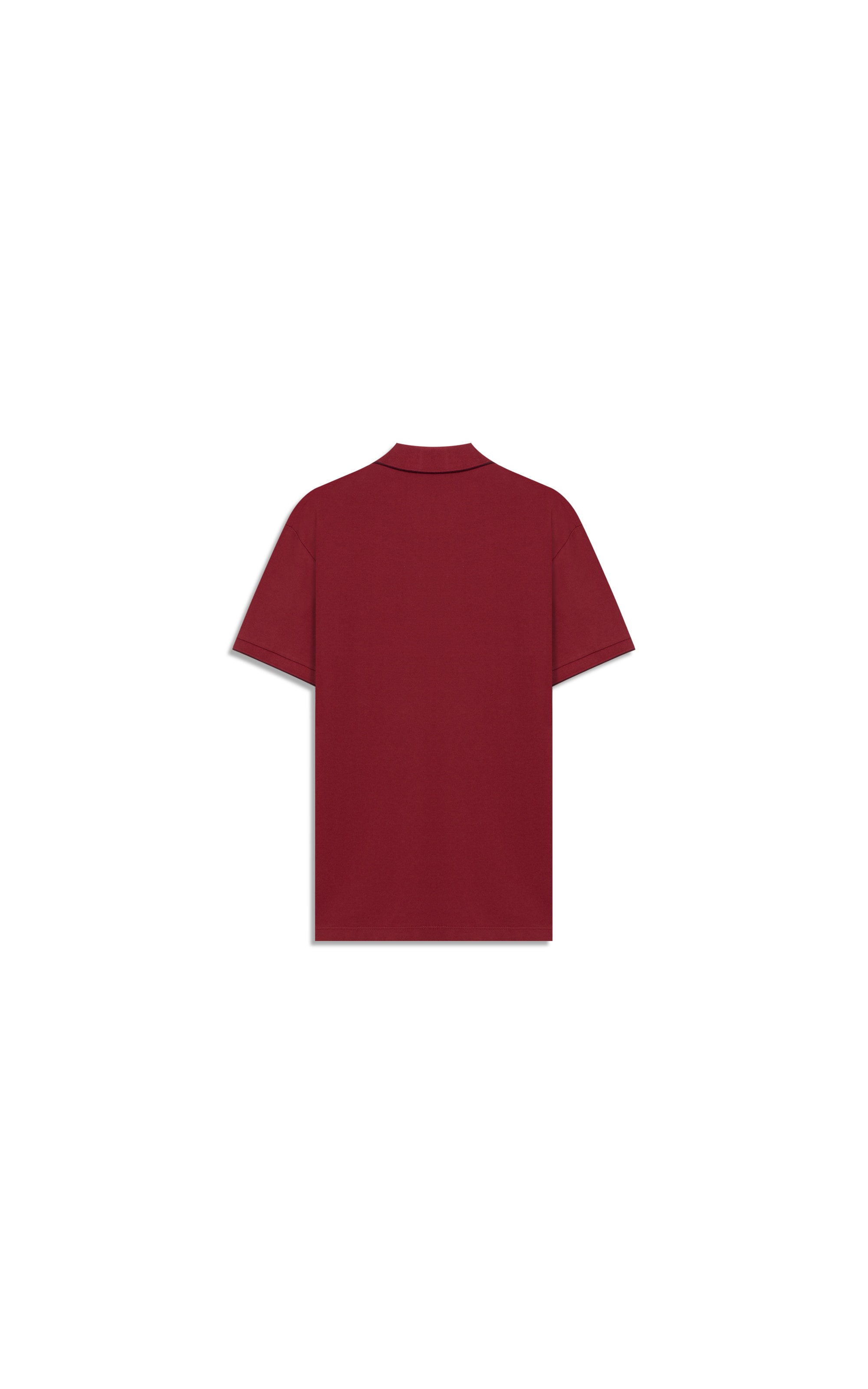 Polo Piquet Friso Cereja