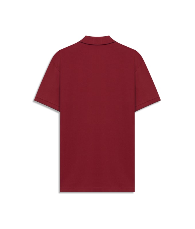 Polo Piquet Friso Cereja