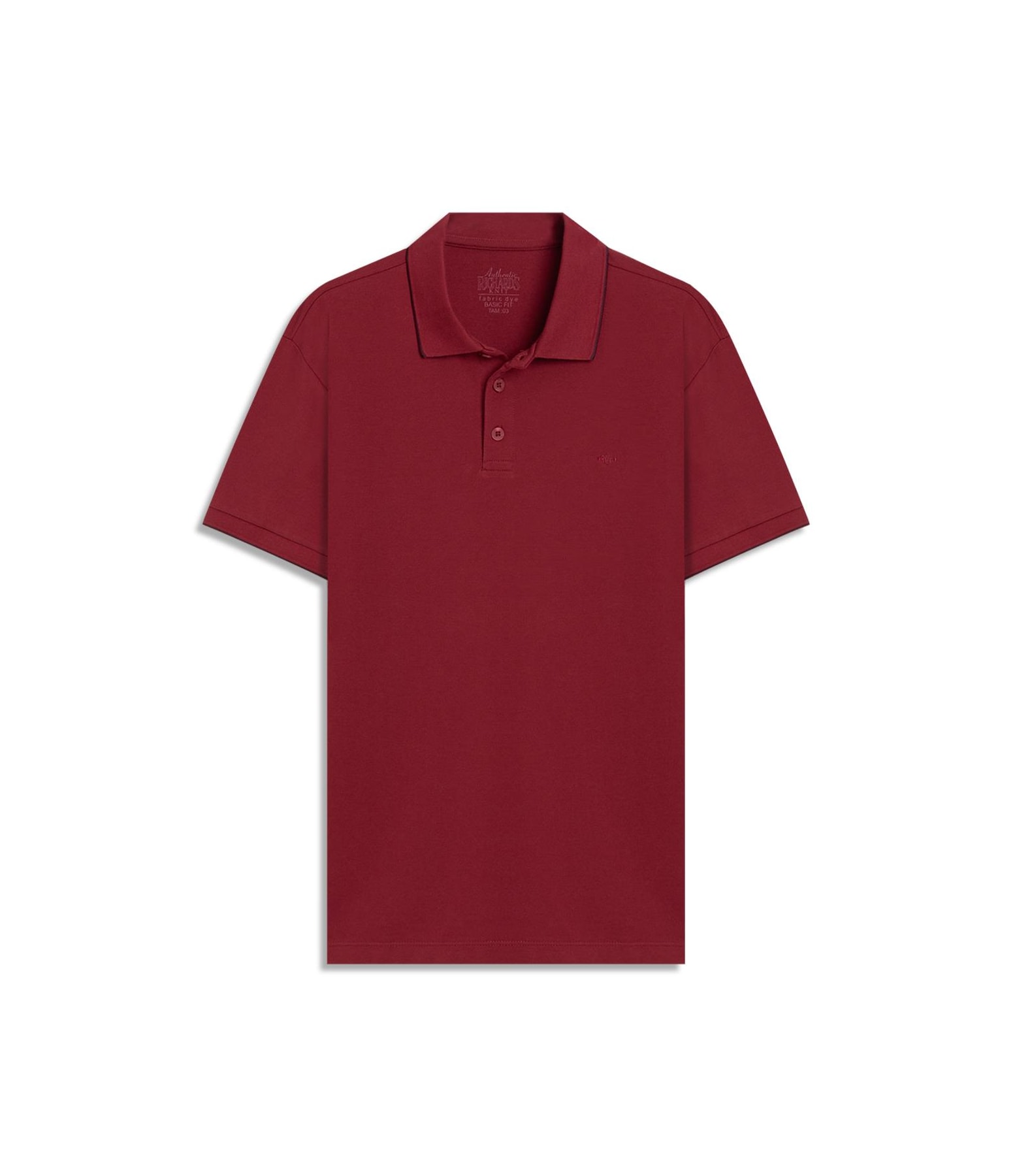 Polo Piquet Friso Cereja