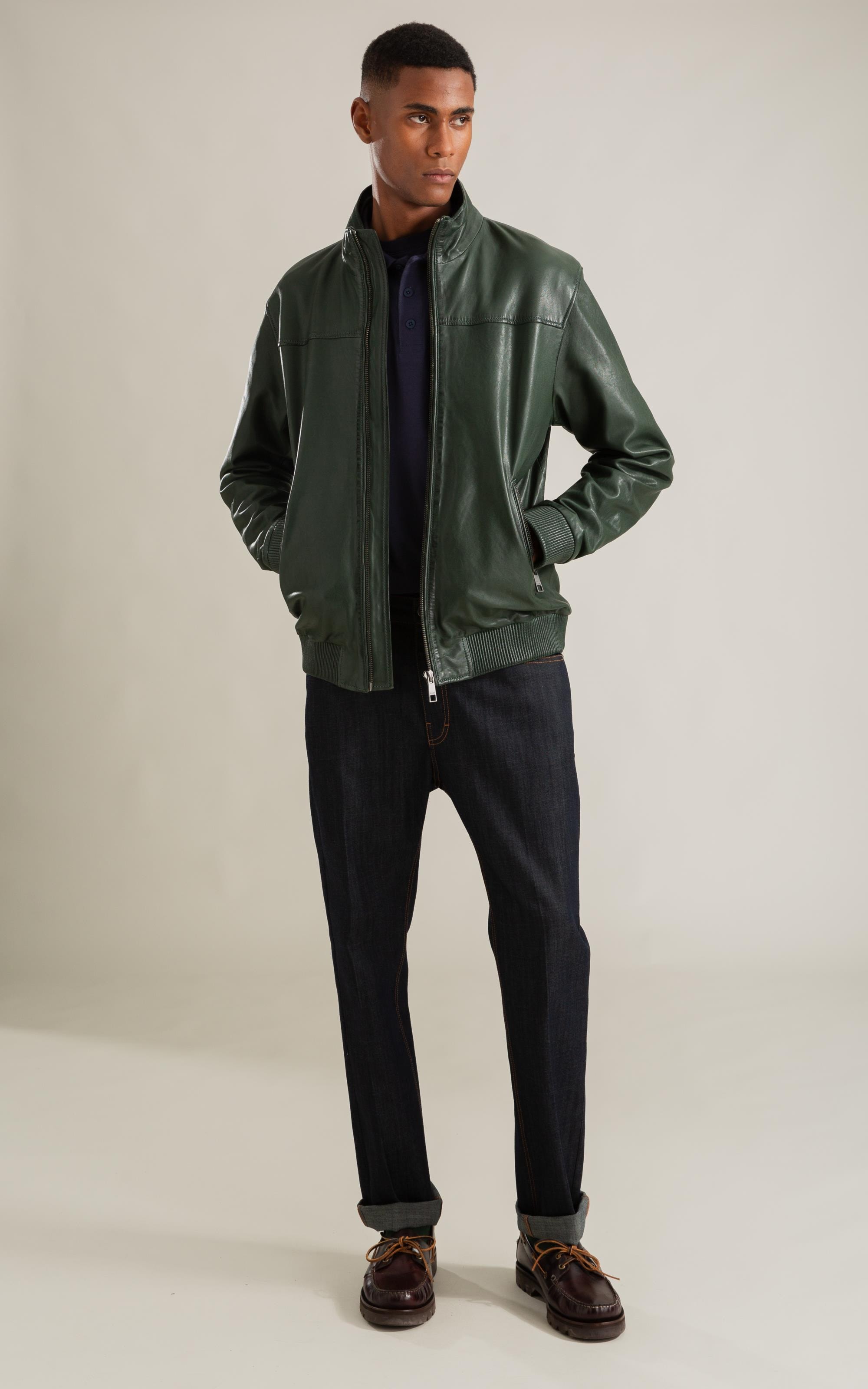 Polo Piquet Friso Duplo Ml Marinho