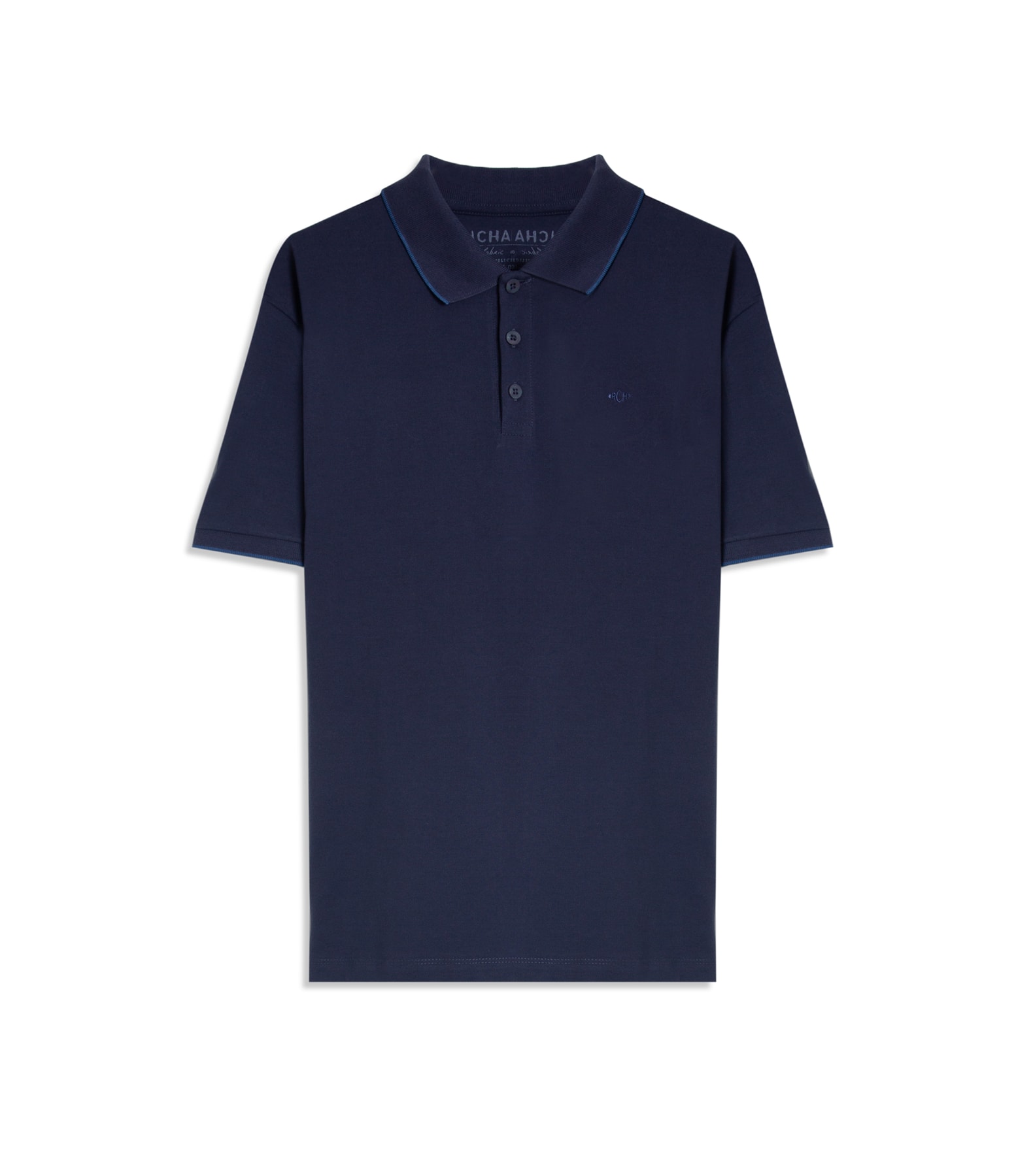 Polo Piquet Friso Marinho