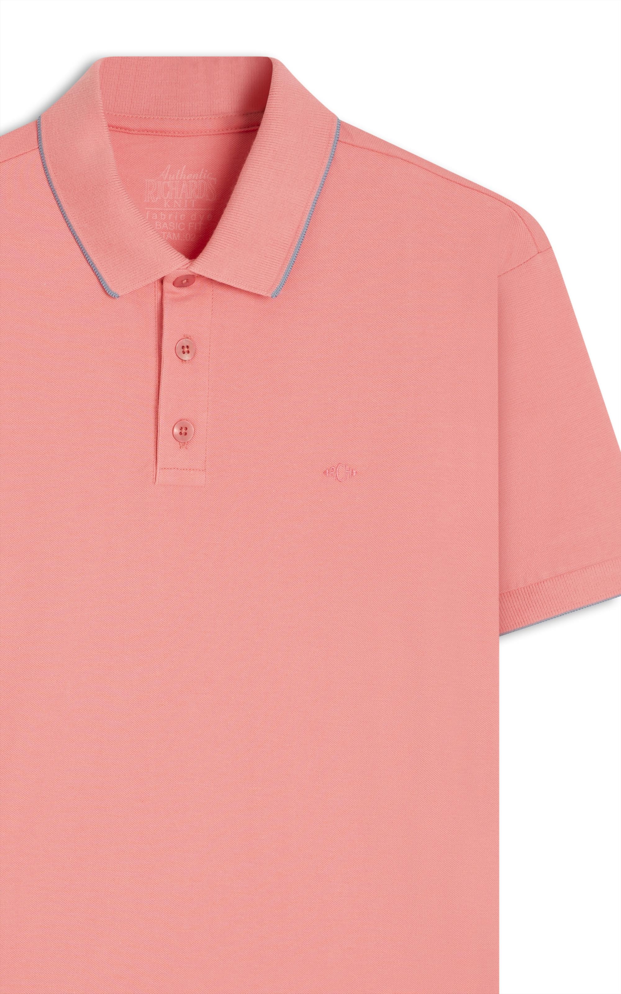 Polo Piquet Friso Melancia
