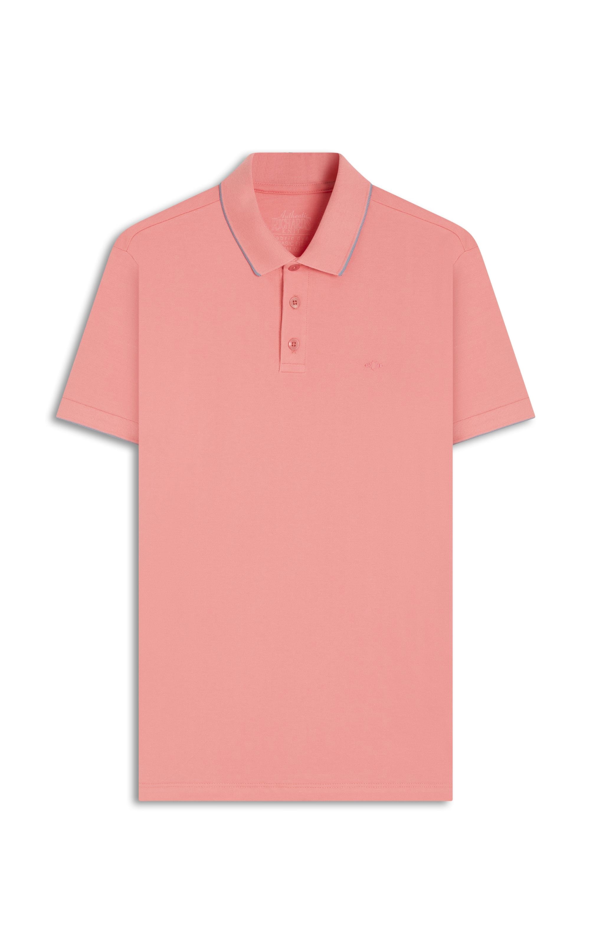 Polo Piquet Friso Melancia
