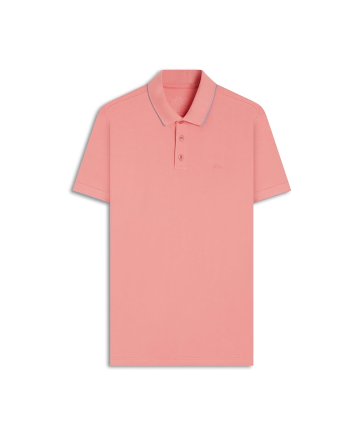 Polo Piquet Friso Melancia