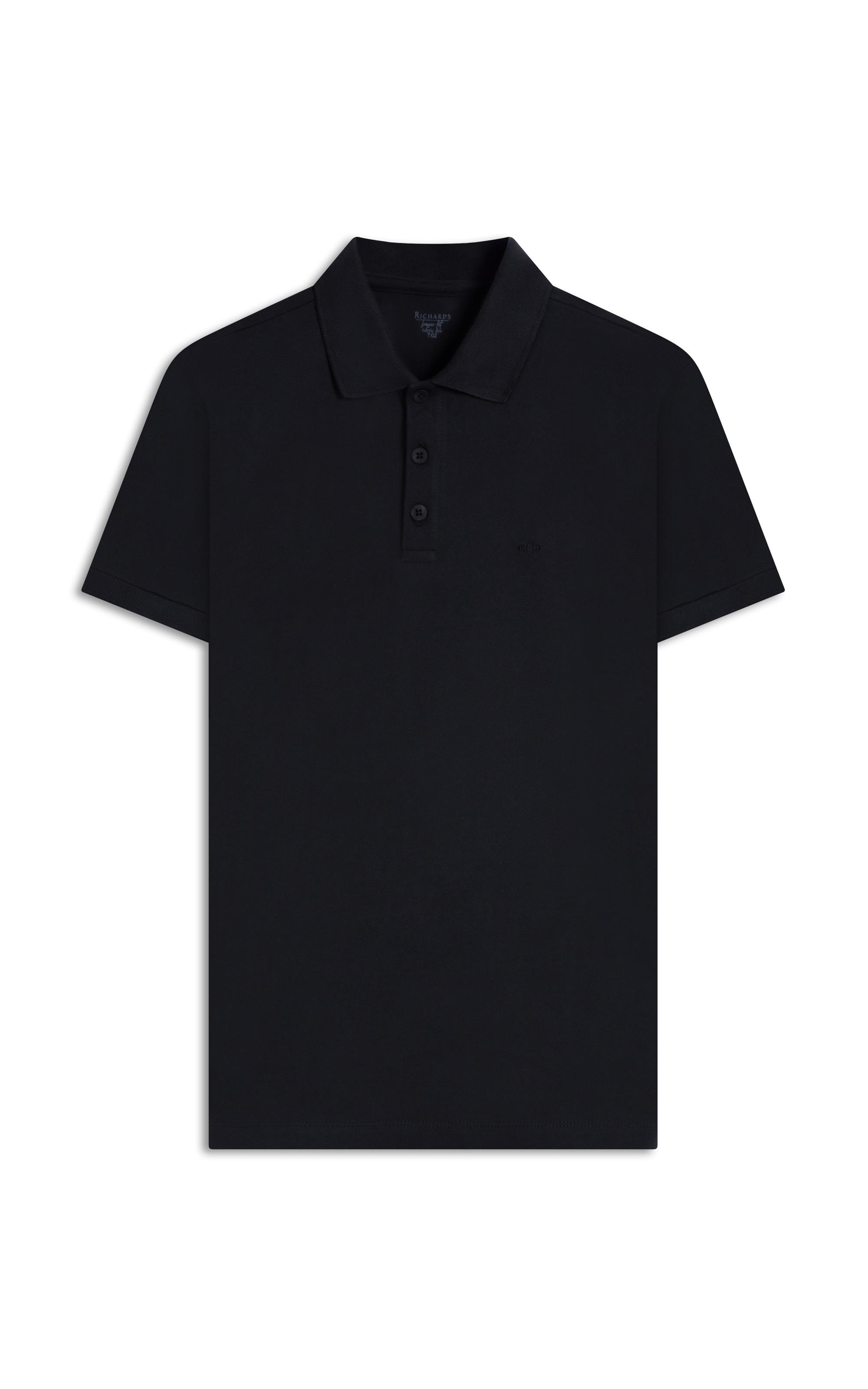 Polo Piquet Friso Plumbo
