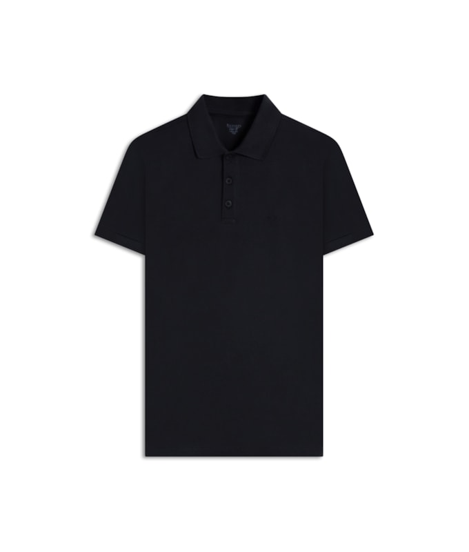 Polo Piquet Friso Plumbo