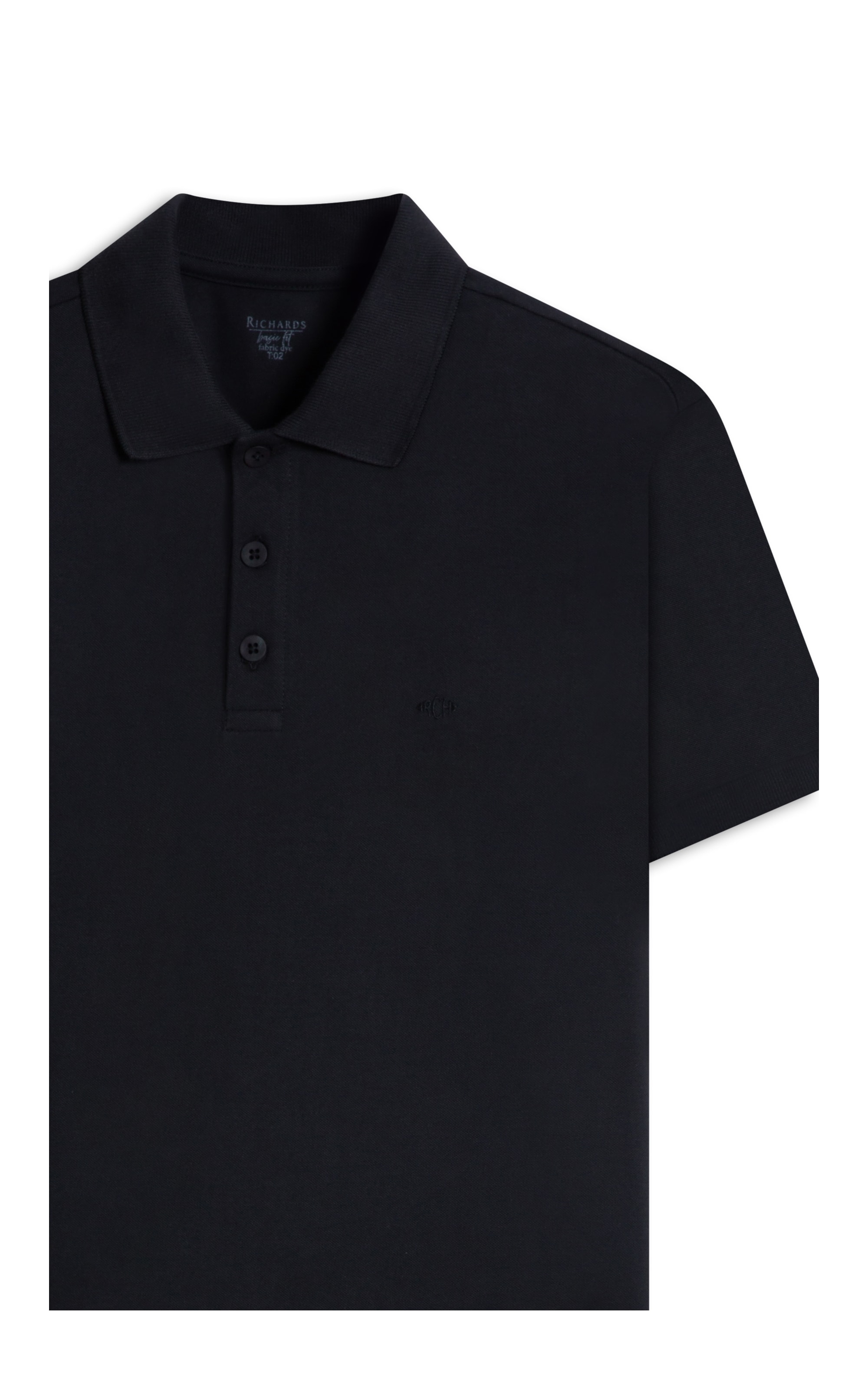 Polo Piquet Friso Plumbo
