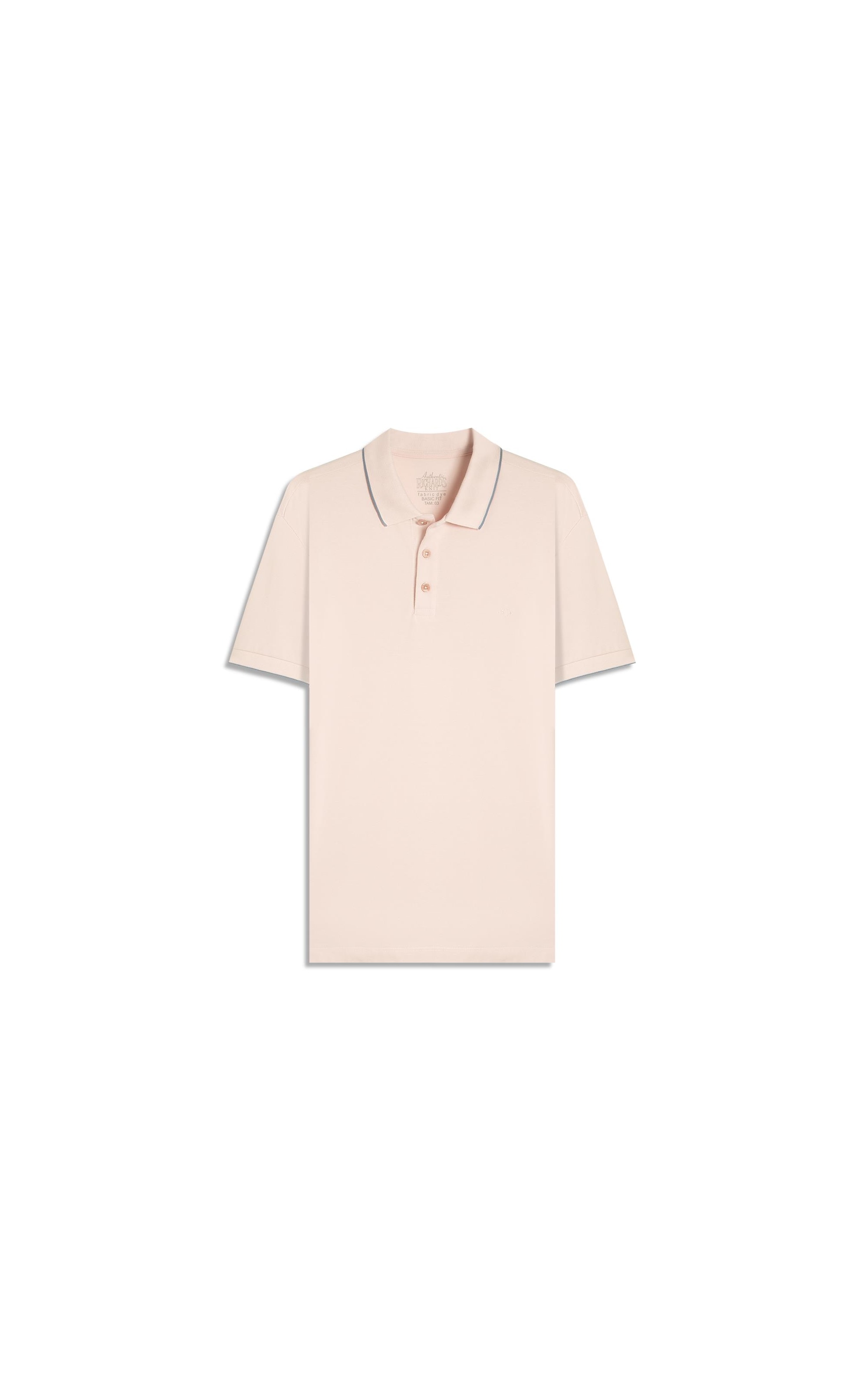 Polo Piquet Friso Rosa