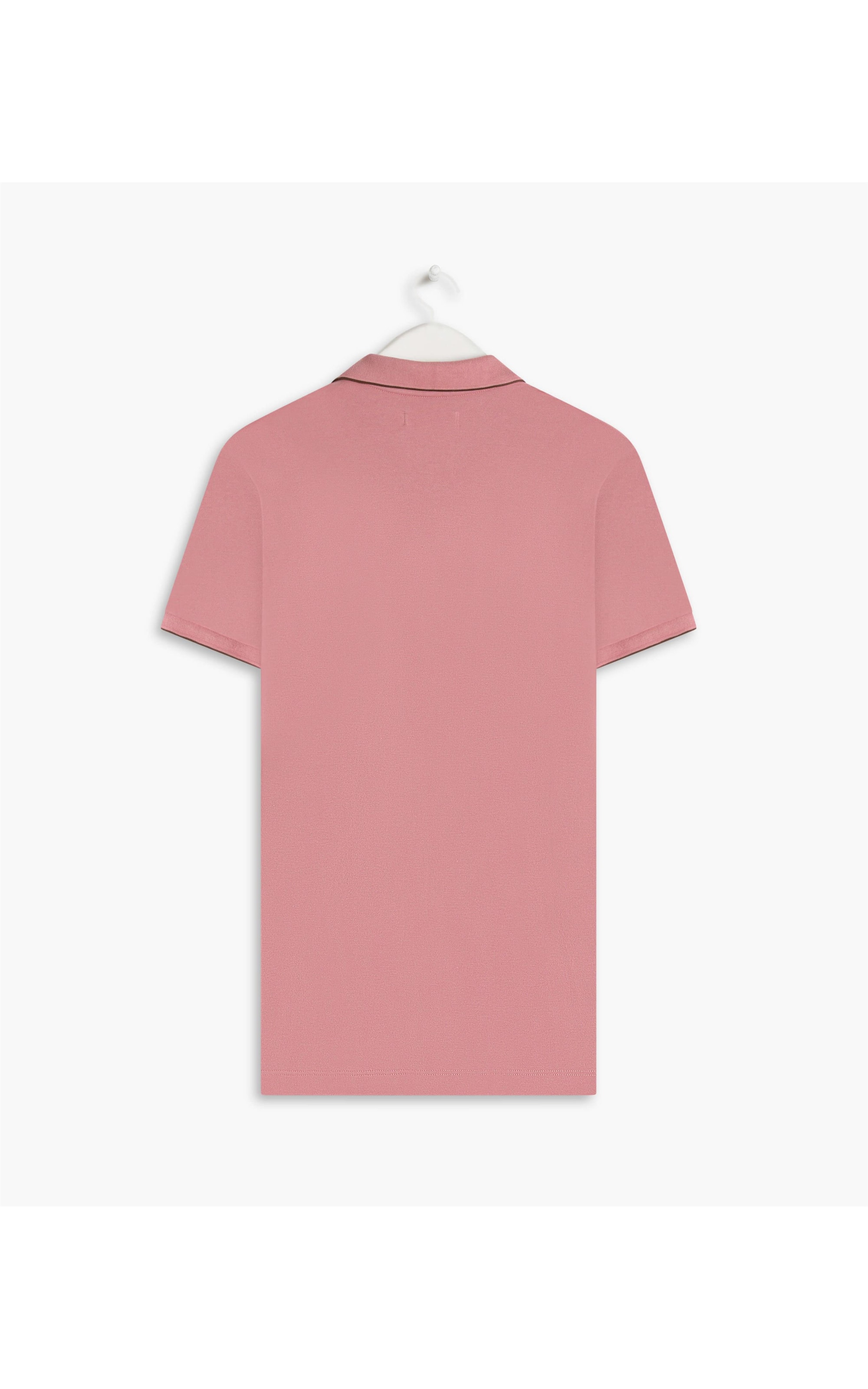 Polo Piquet Friso Simple Mc Blush