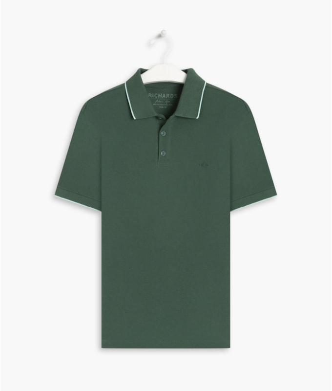 Polo Piquet Friso Simple Mc Bottle