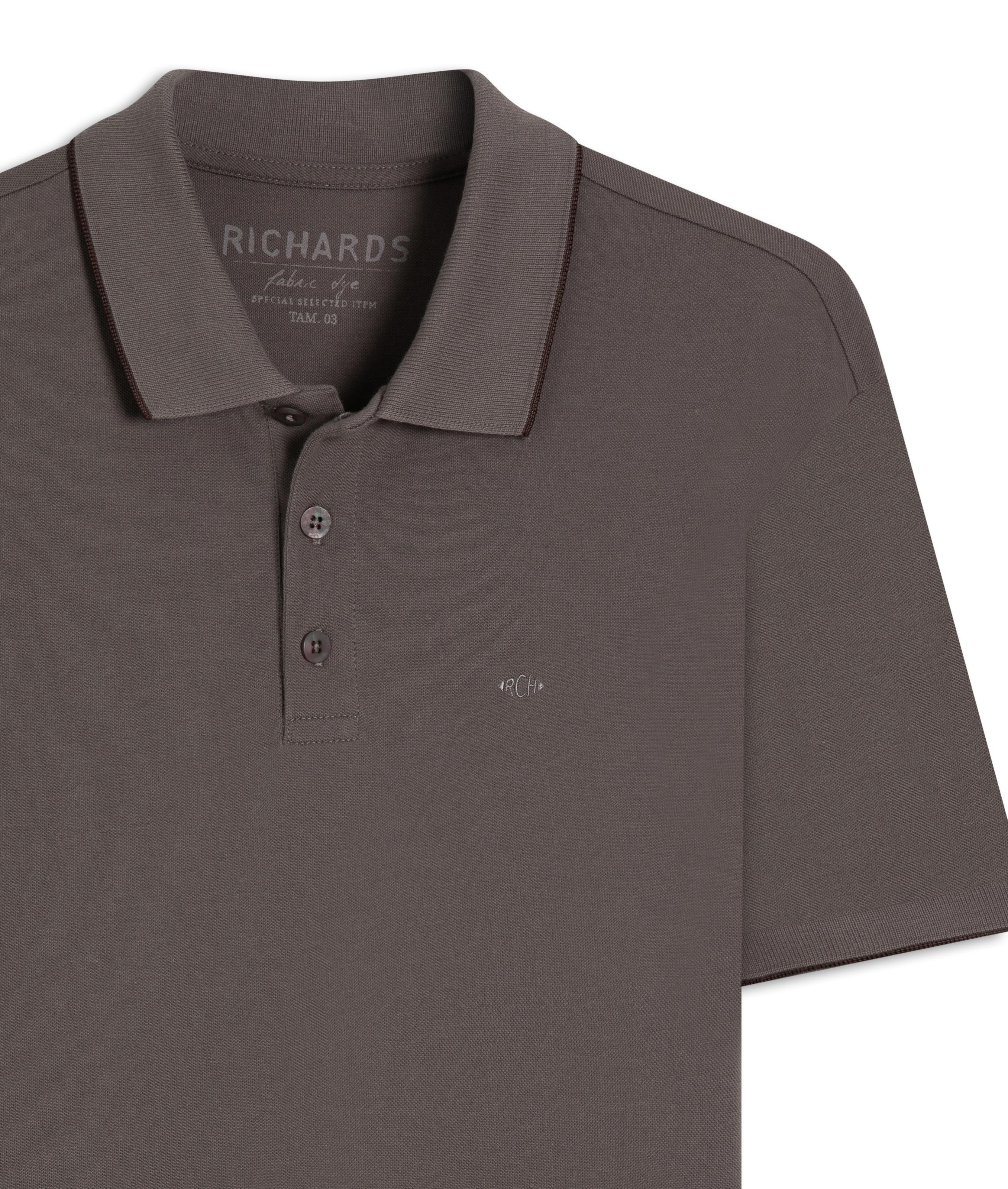 Polo Piquet Friso Simple Mc Castor