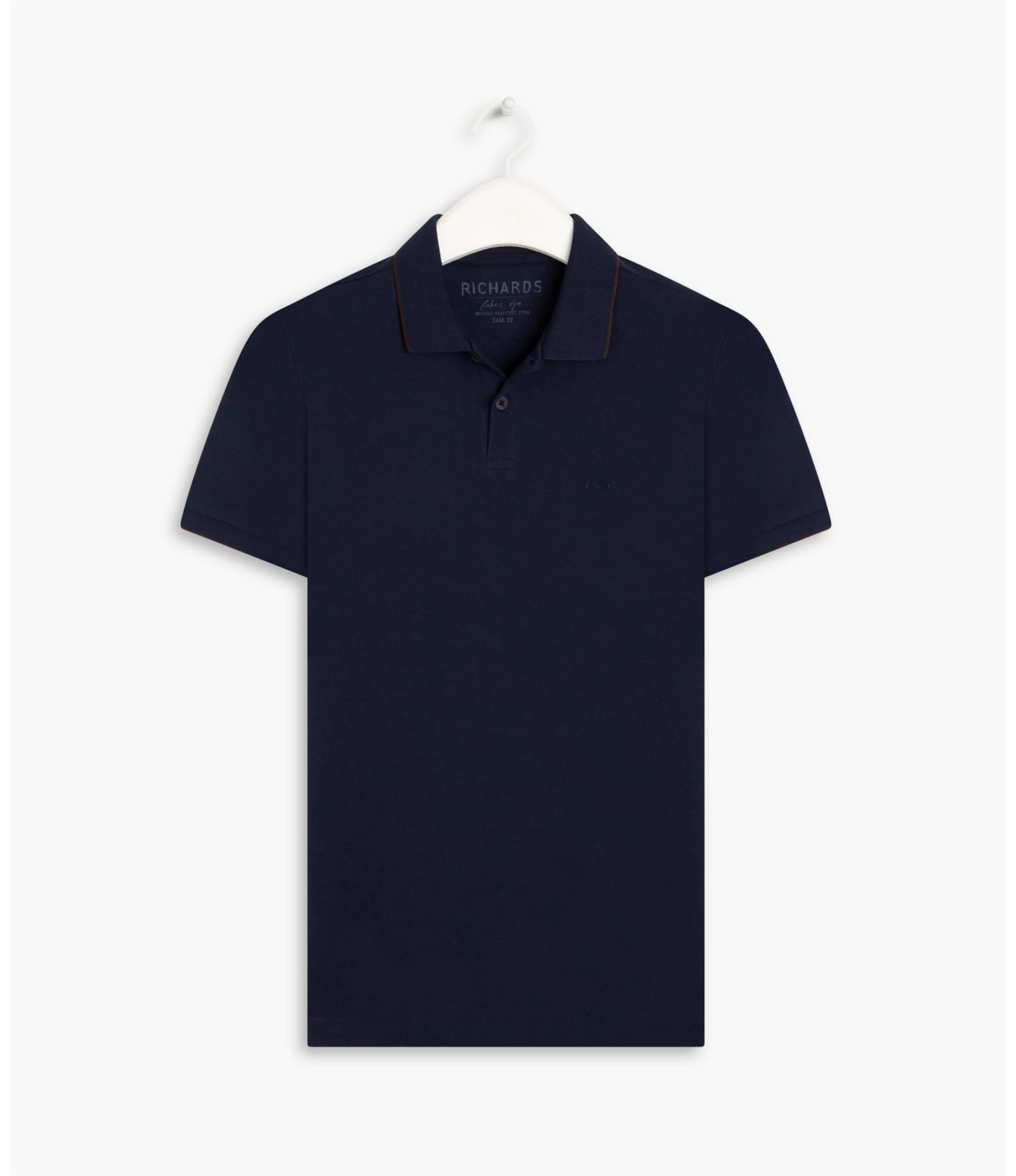 Polo Piquet Friso Simple Mc Dark Navy