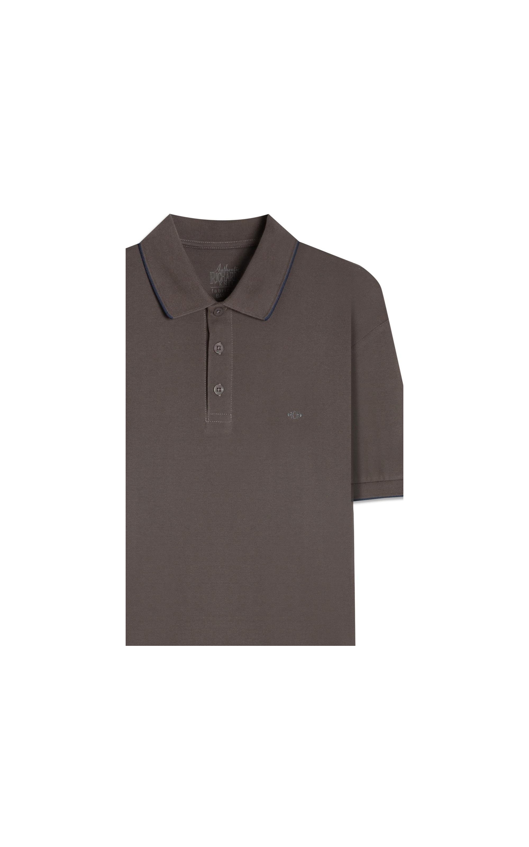 Polo Piquet Friso Tabaco